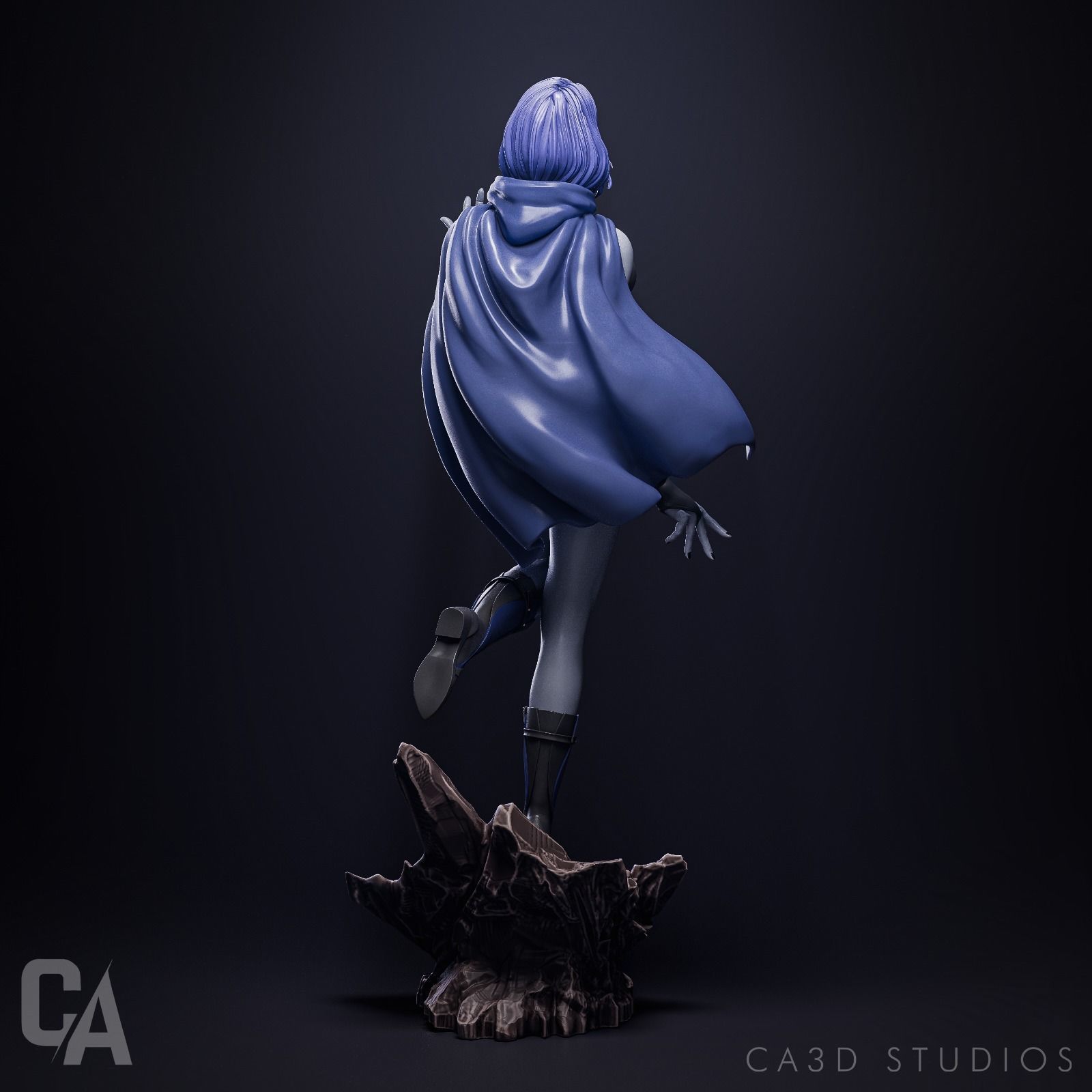 Raven - Teen Titan  3D Print 3D print model_5