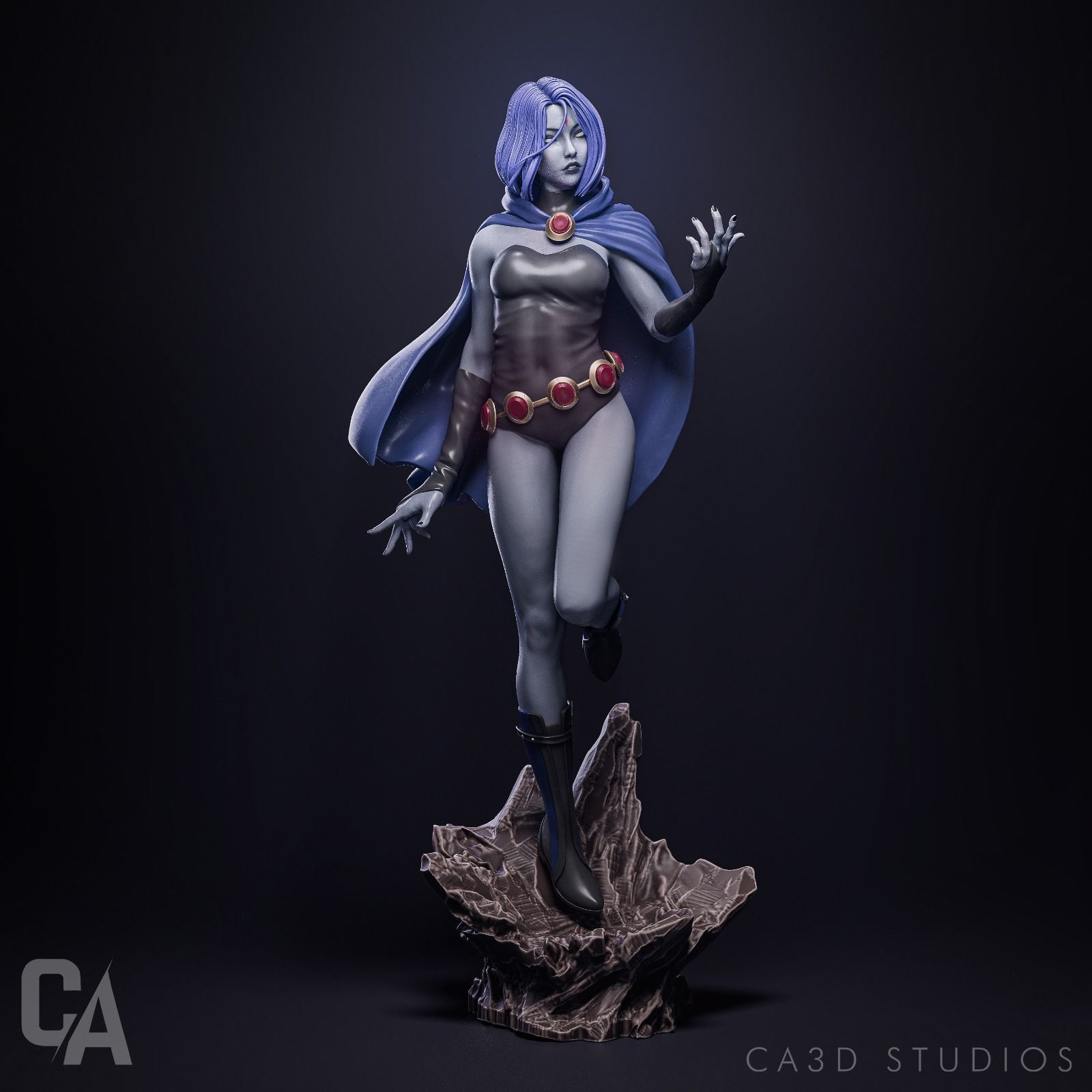Raven - Teen Titan  3D Print 3D print model_3