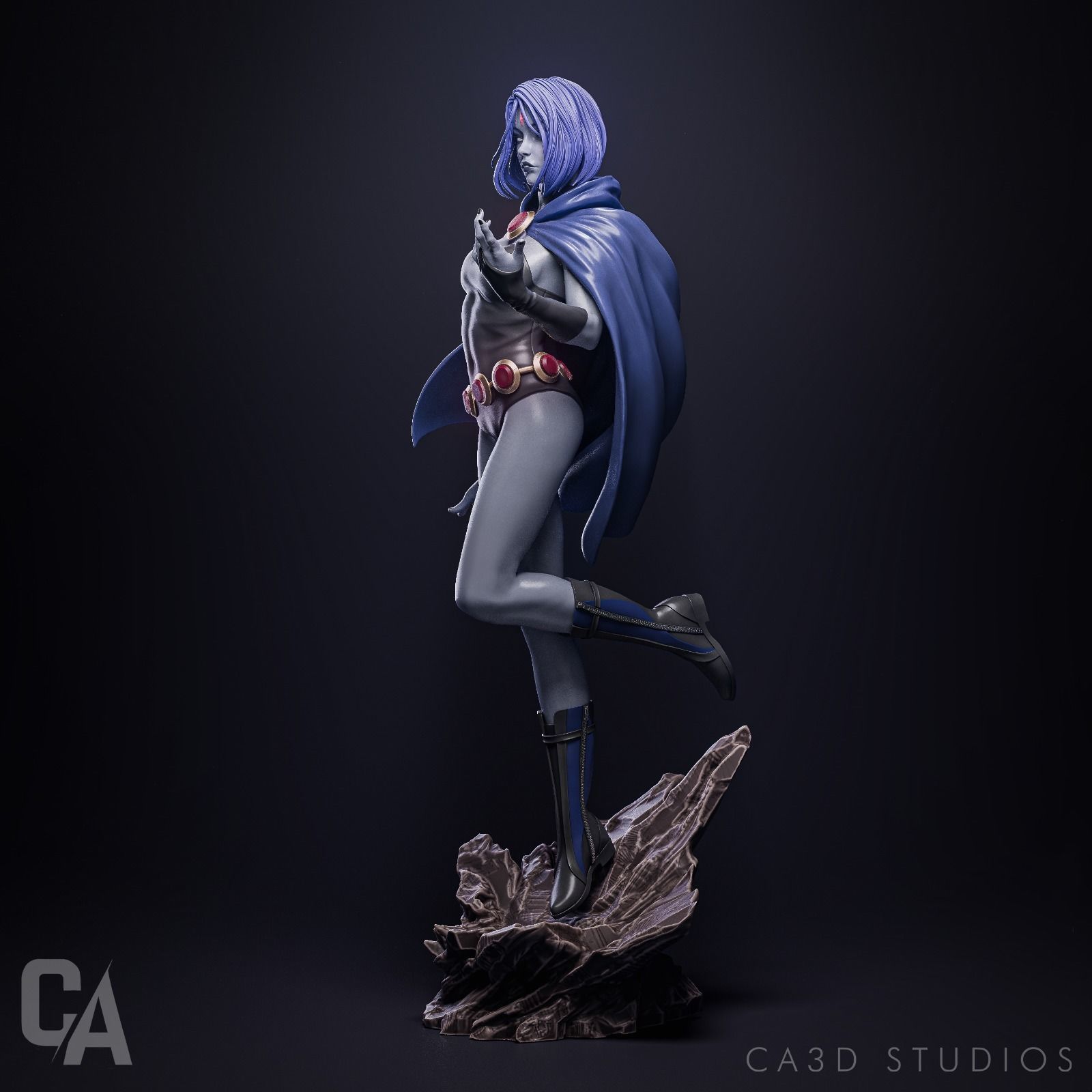 Raven - Teen Titan  3D Print 3D print model_4
