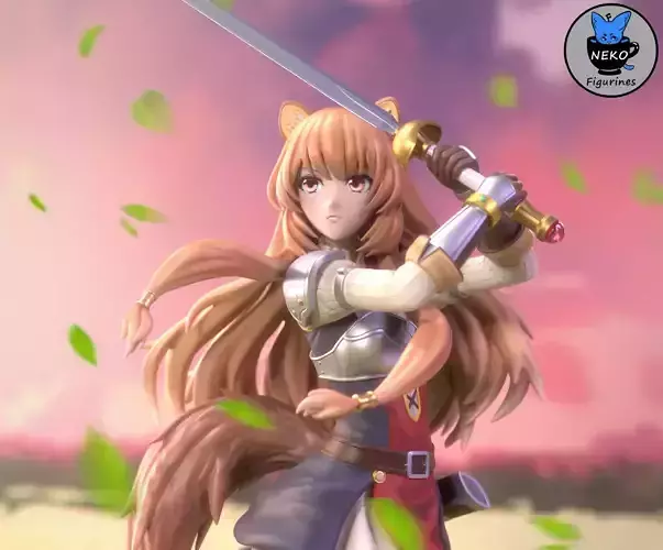 Raphtalia -  Shield Hero Anime Figurine for 3D Printing 3D print model
