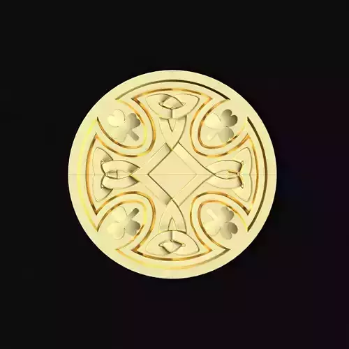 Central decor ornament for furniture Free 3D model