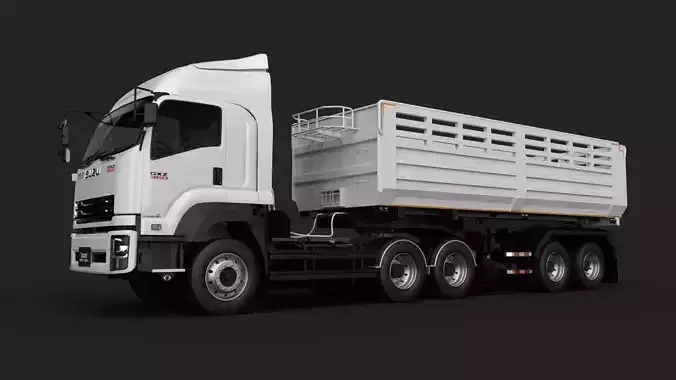 ISUZU DECA-GXZ360 Dump 3D model