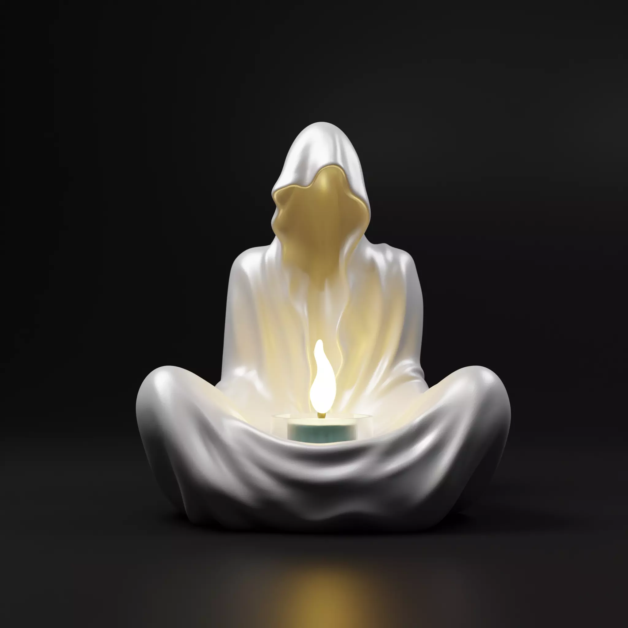 Candle holder 3D print model_0