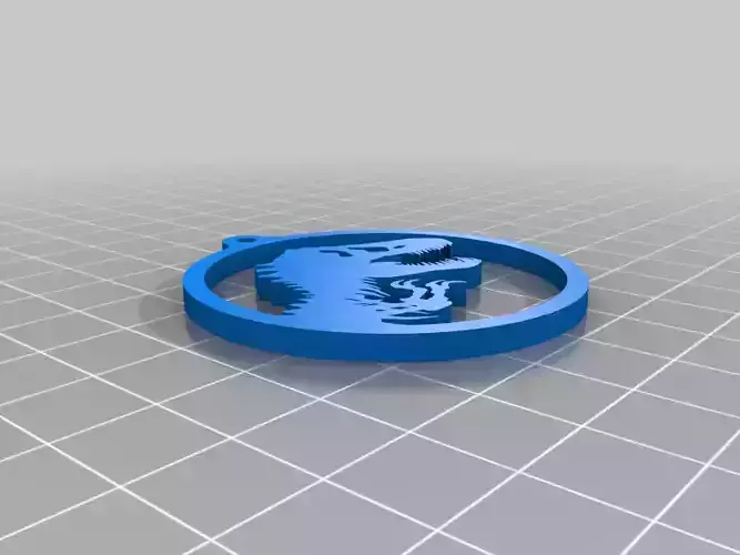 Keychain 3D print model