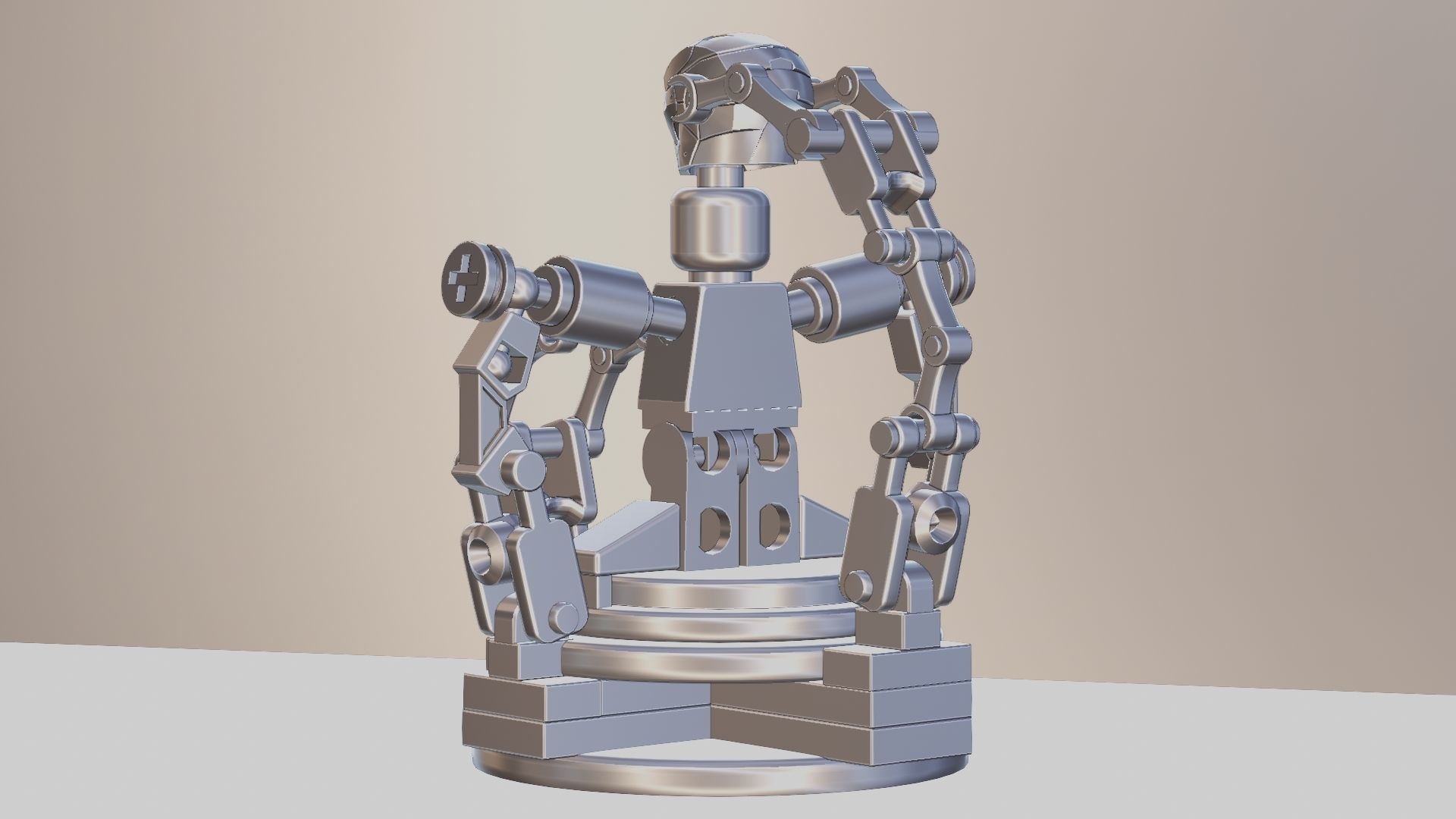Lego Iron Man 3D model_75