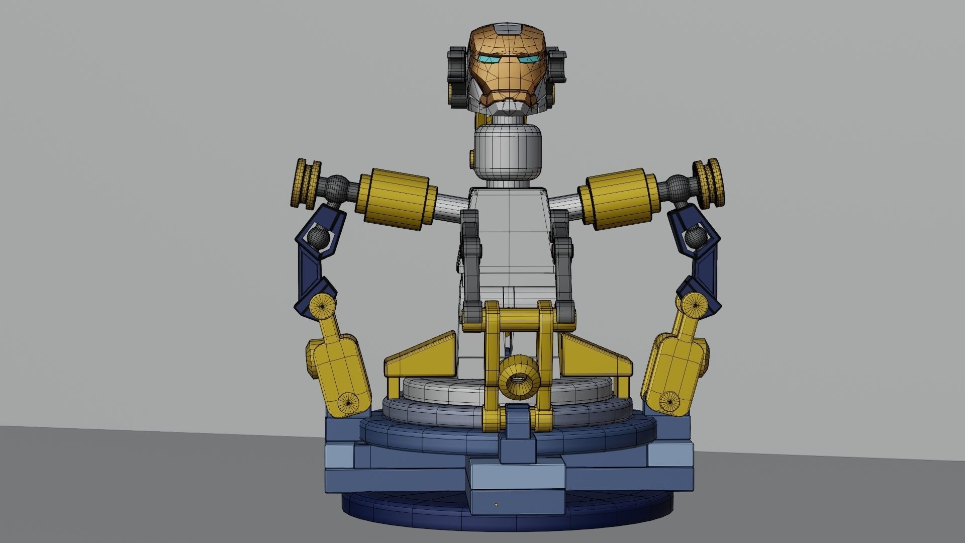 Lego Iron Man 3D model_56