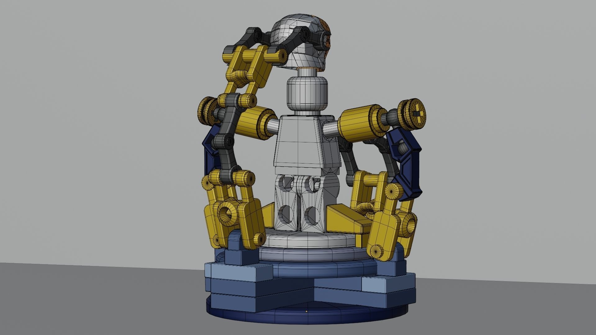 Lego Iron Man 3D model_38