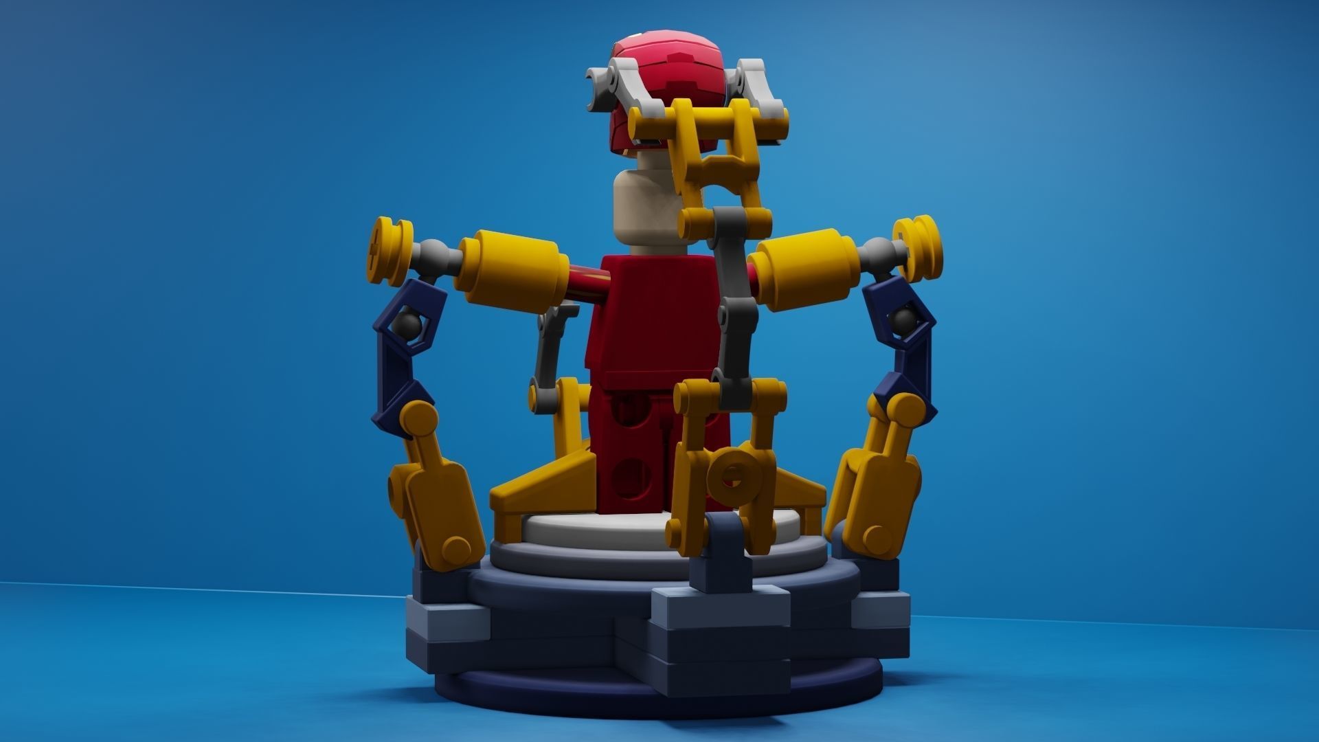 Lego Iron Man 3D model_30