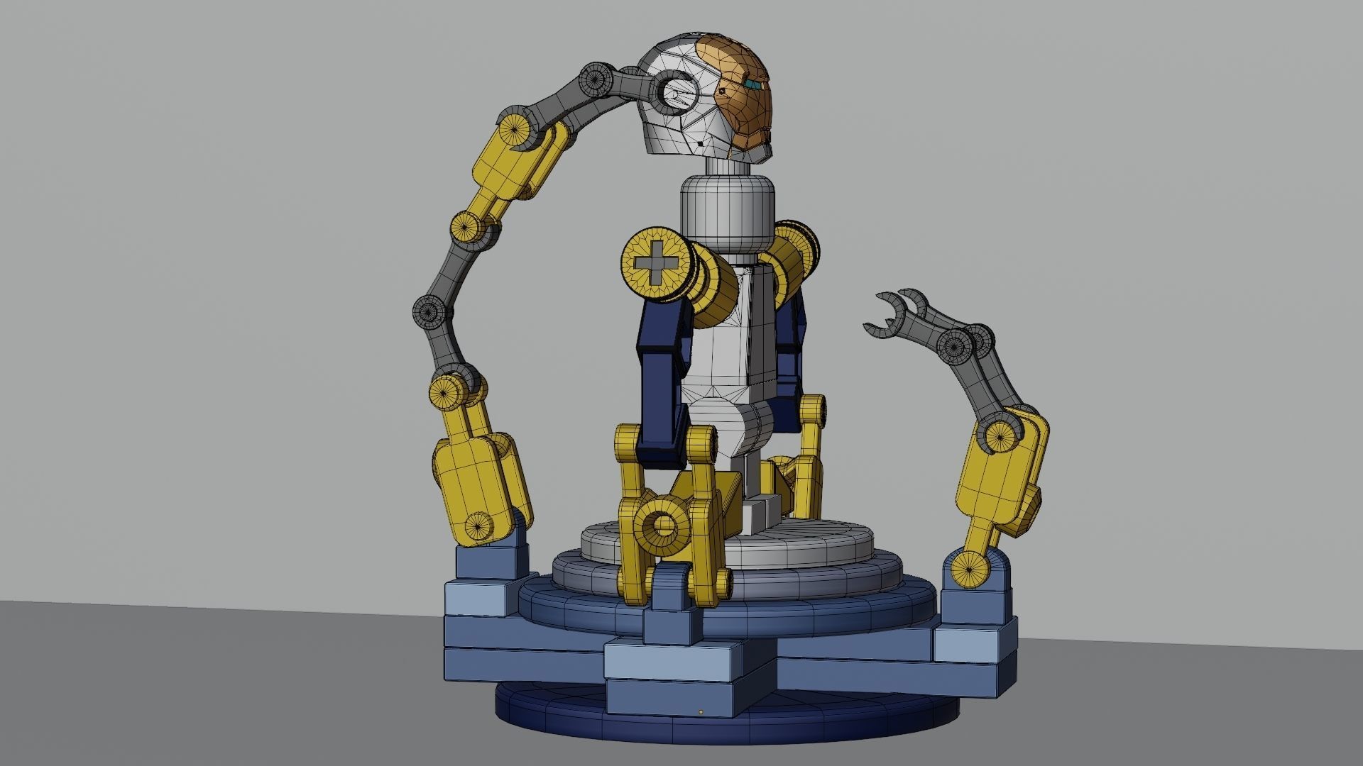 Lego Iron Man 3D model_45