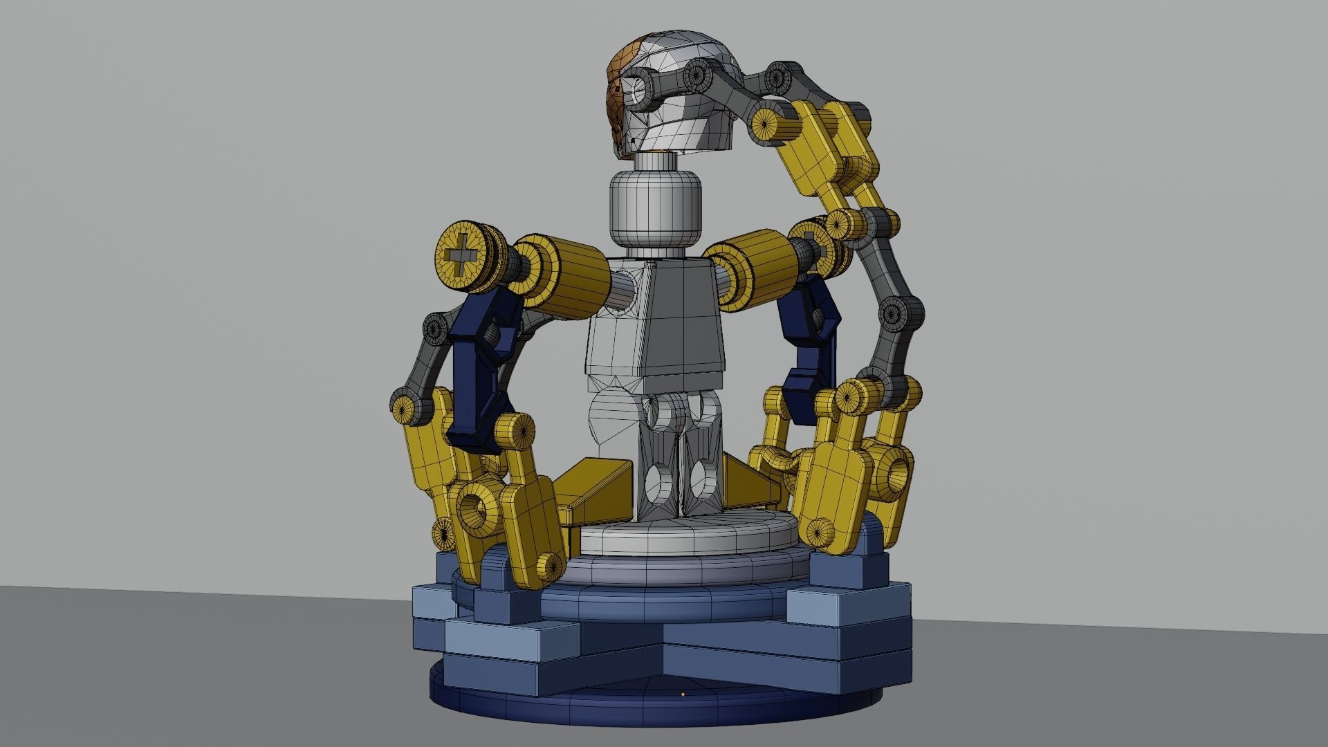 Lego Iron Man 3D model_27