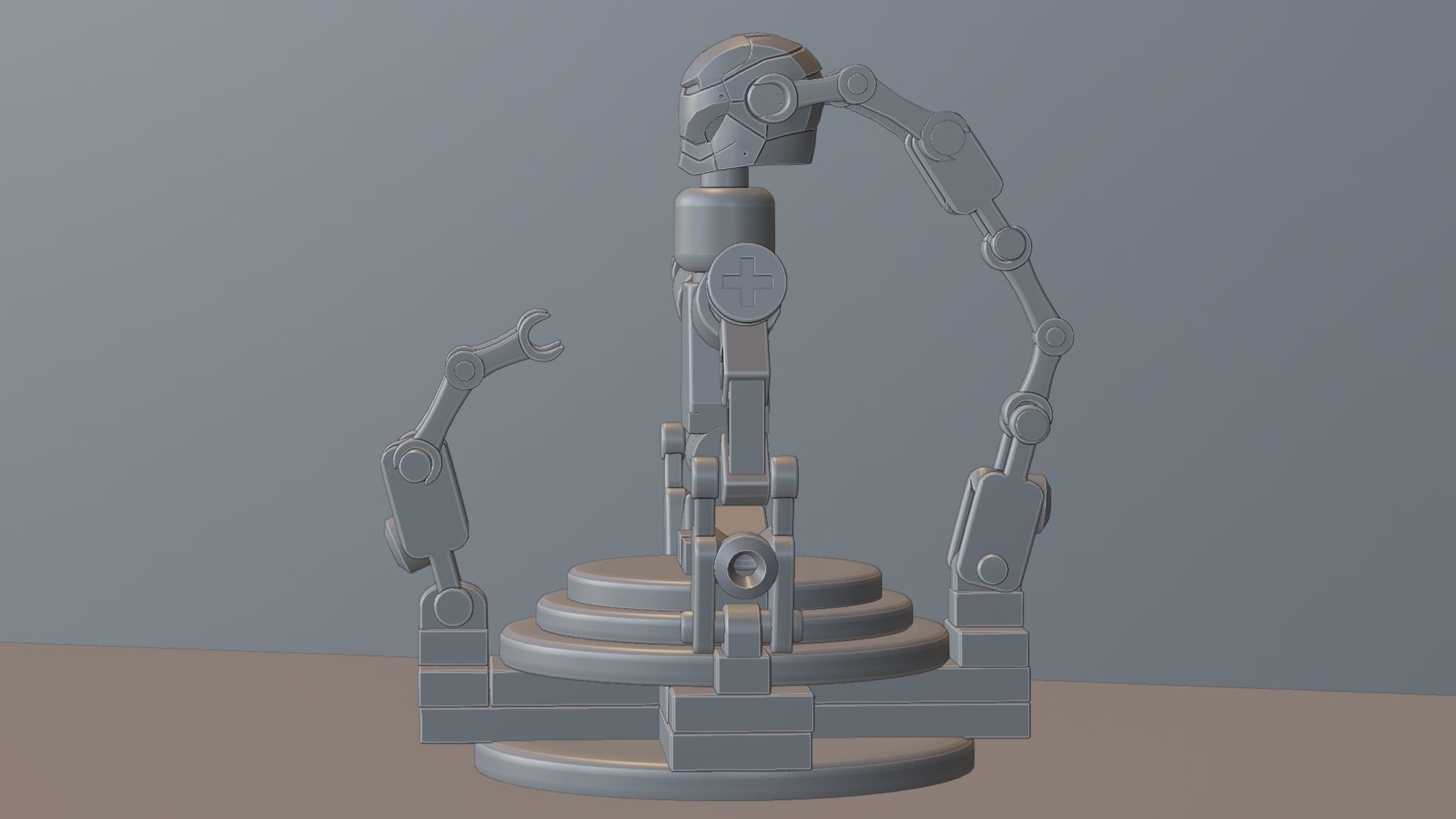 Lego Iron Man 3D model_71