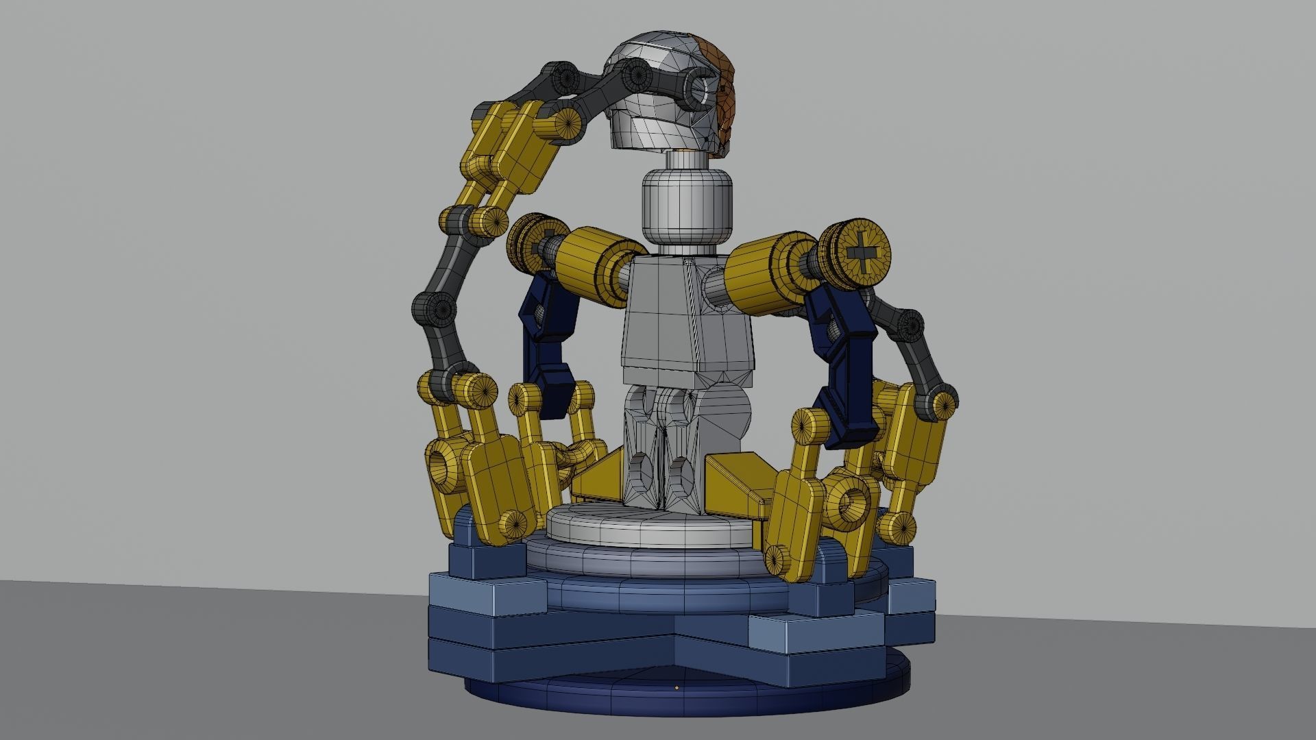 Lego Iron Man 3D model_40