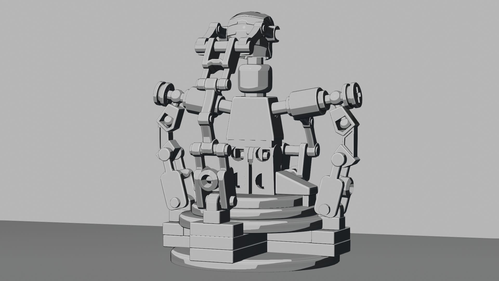 Lego Iron Man 3D model_79