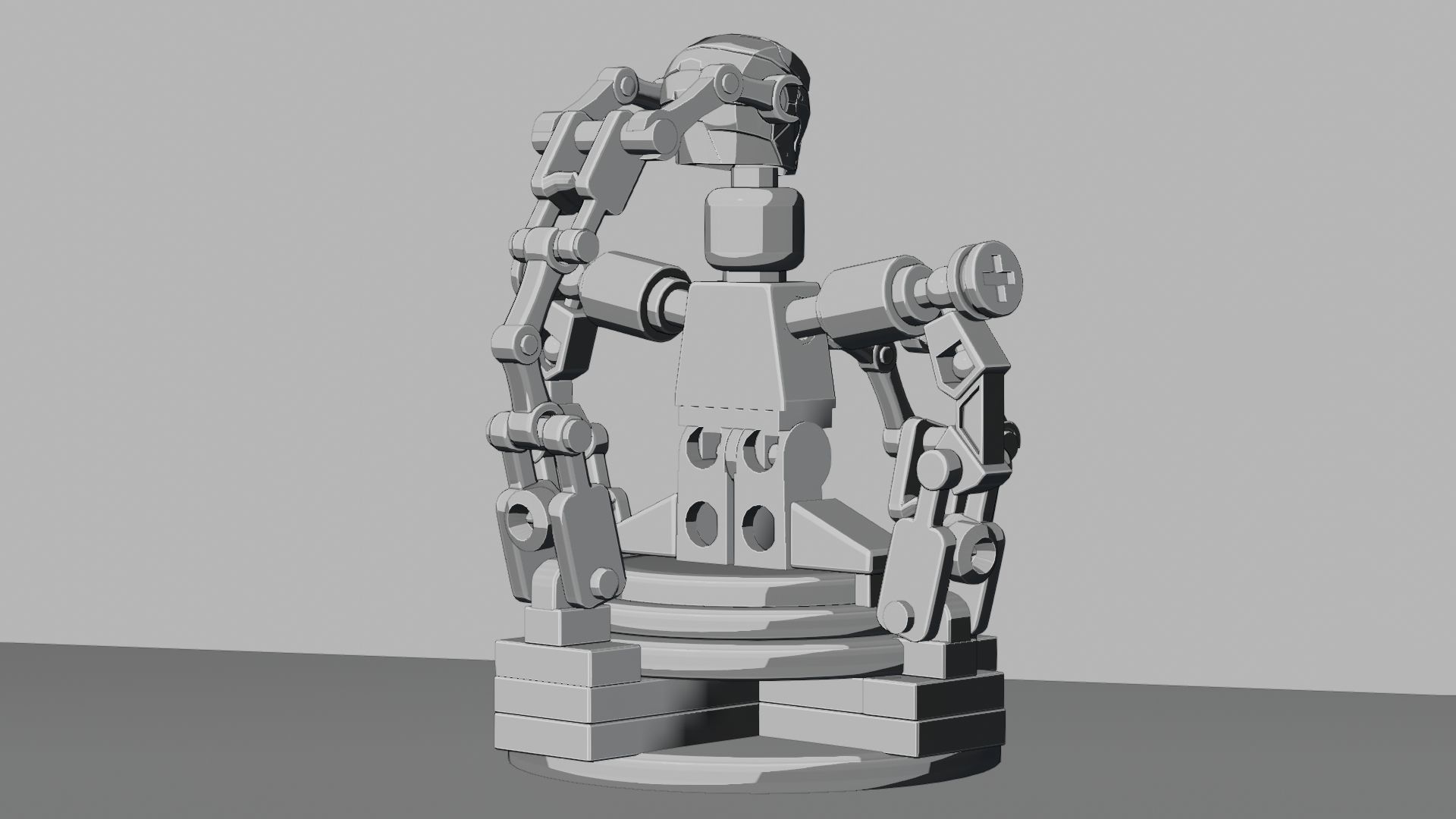 Lego Iron Man 3D model_80