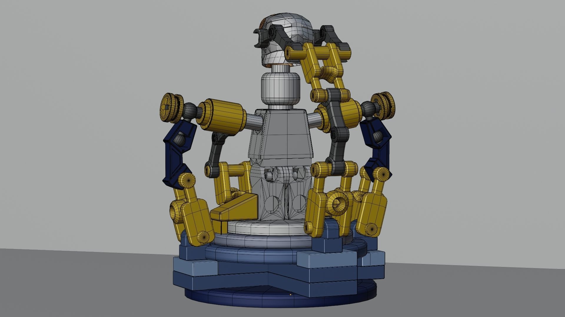 Lego Iron Man 3D model_29