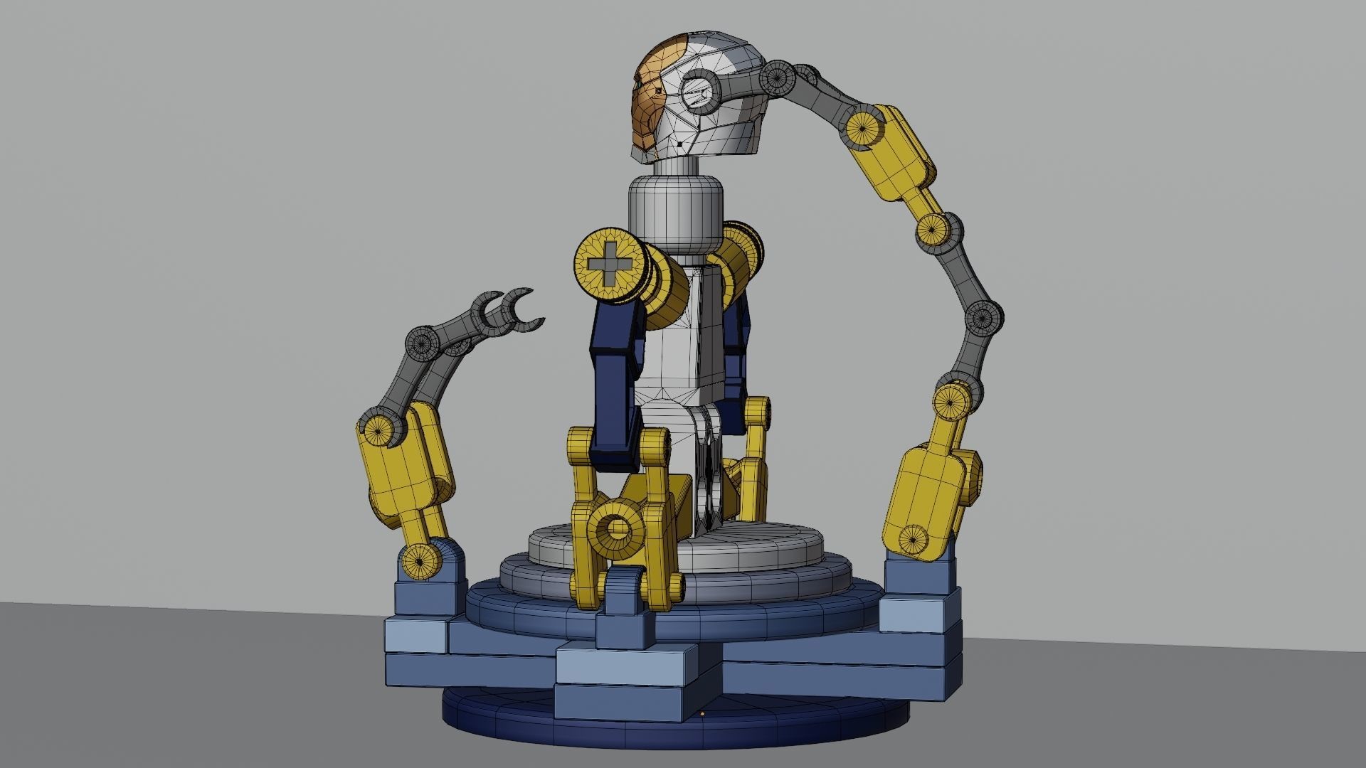 Lego Iron Man 3D model_22