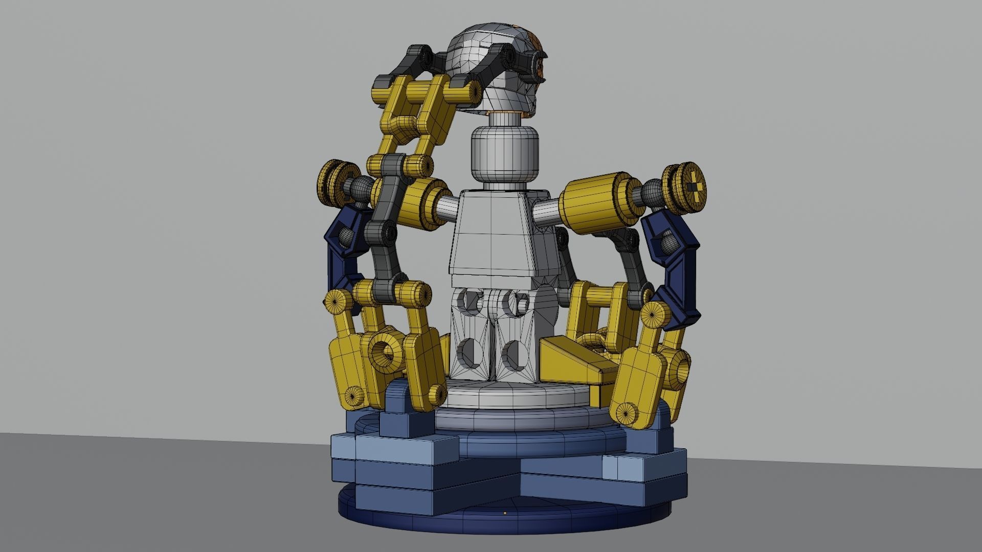 Lego Iron Man 3D model_36