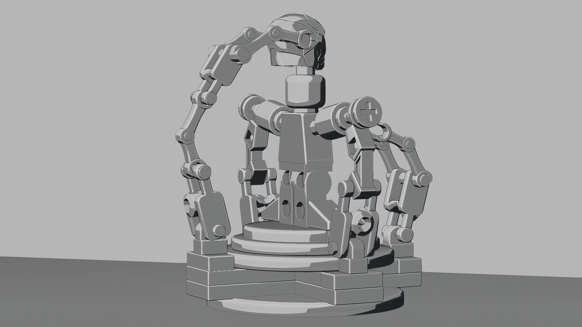 Lego Iron Man 3D model_81