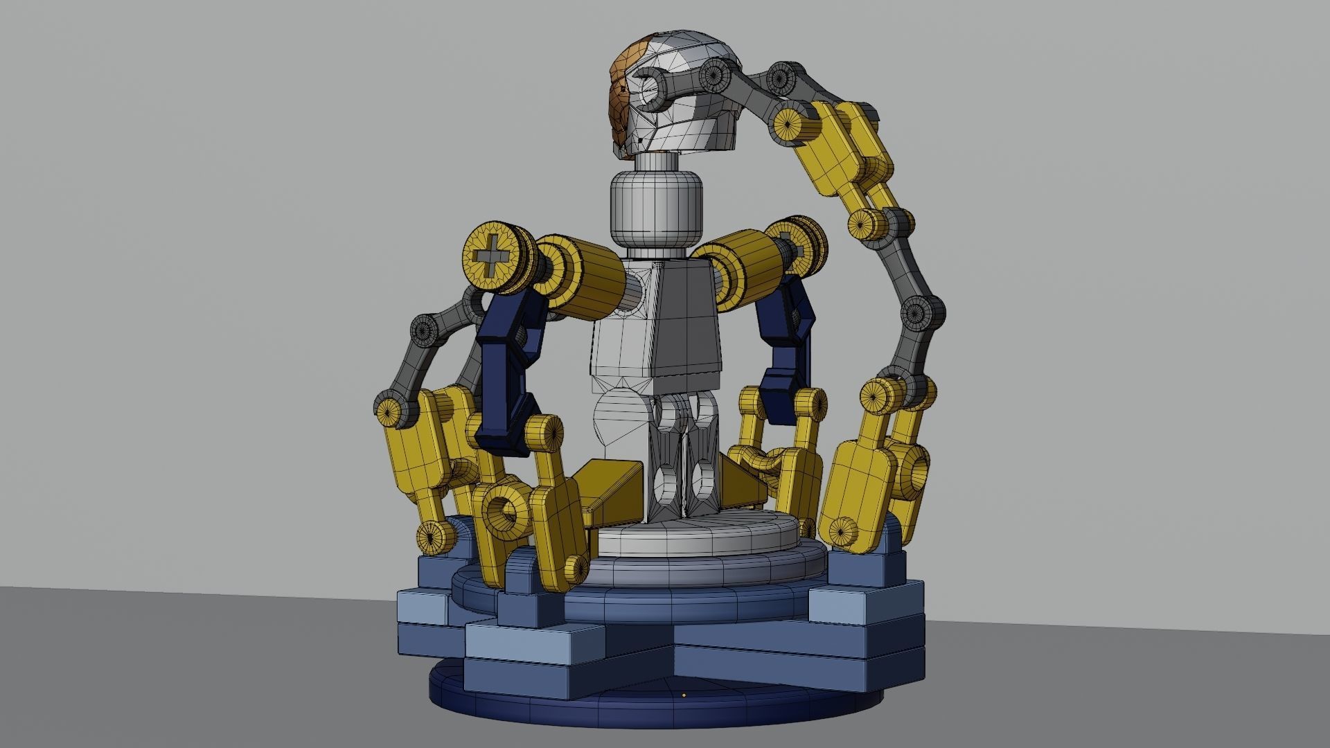 Lego Iron Man 3D model_25