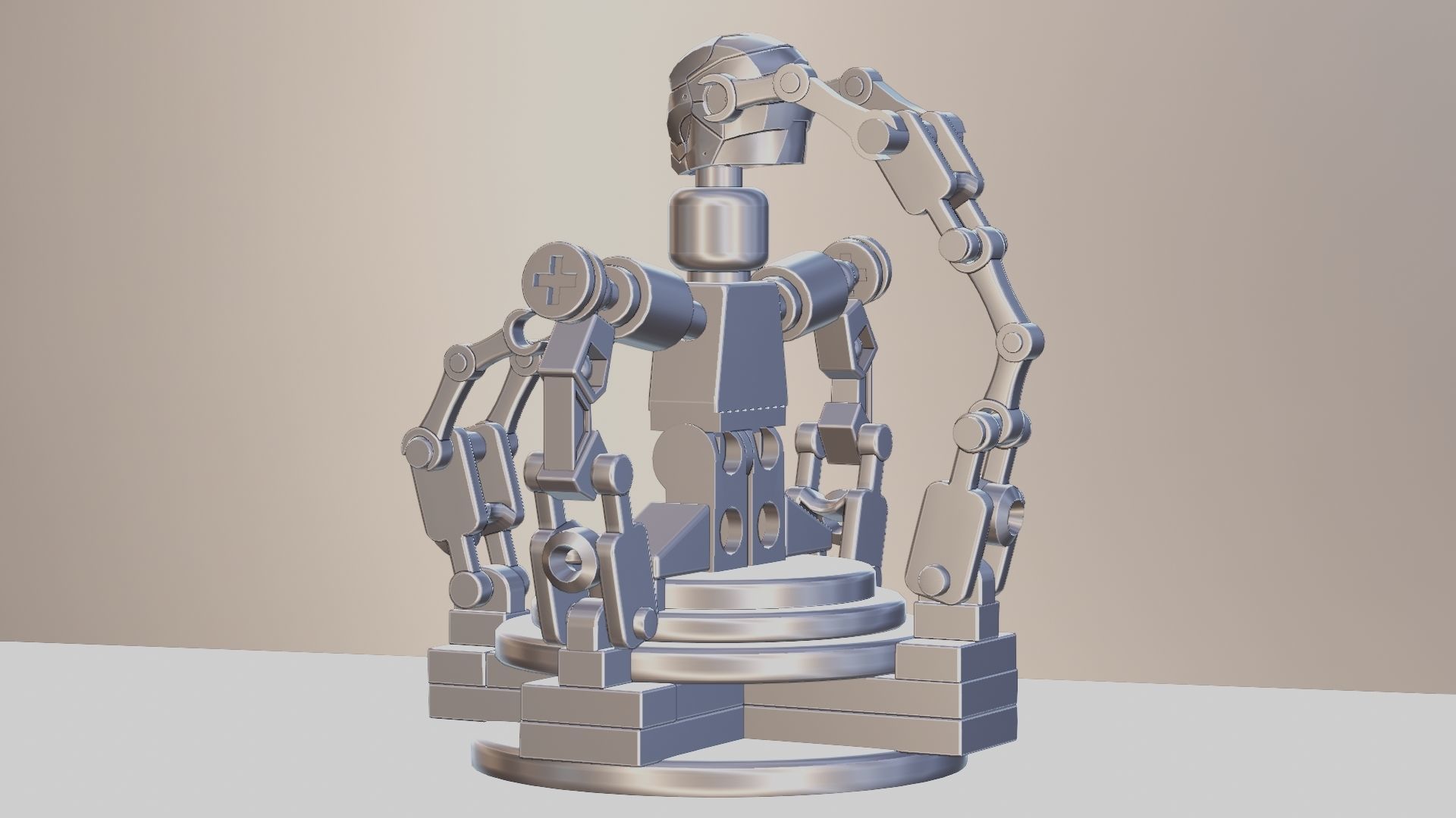 Lego Iron Man 3D model_74