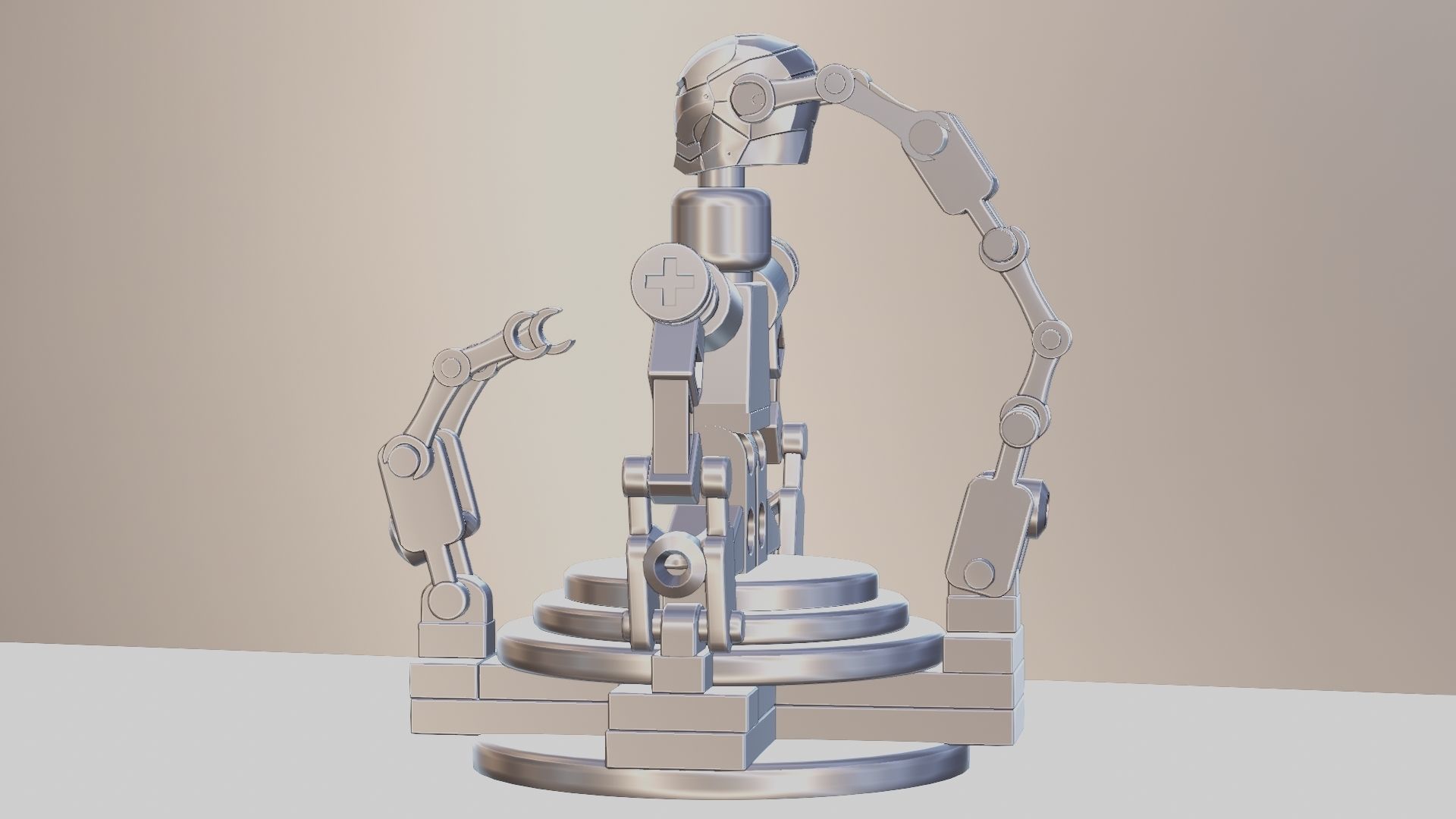 Lego Iron Man 3D model_72