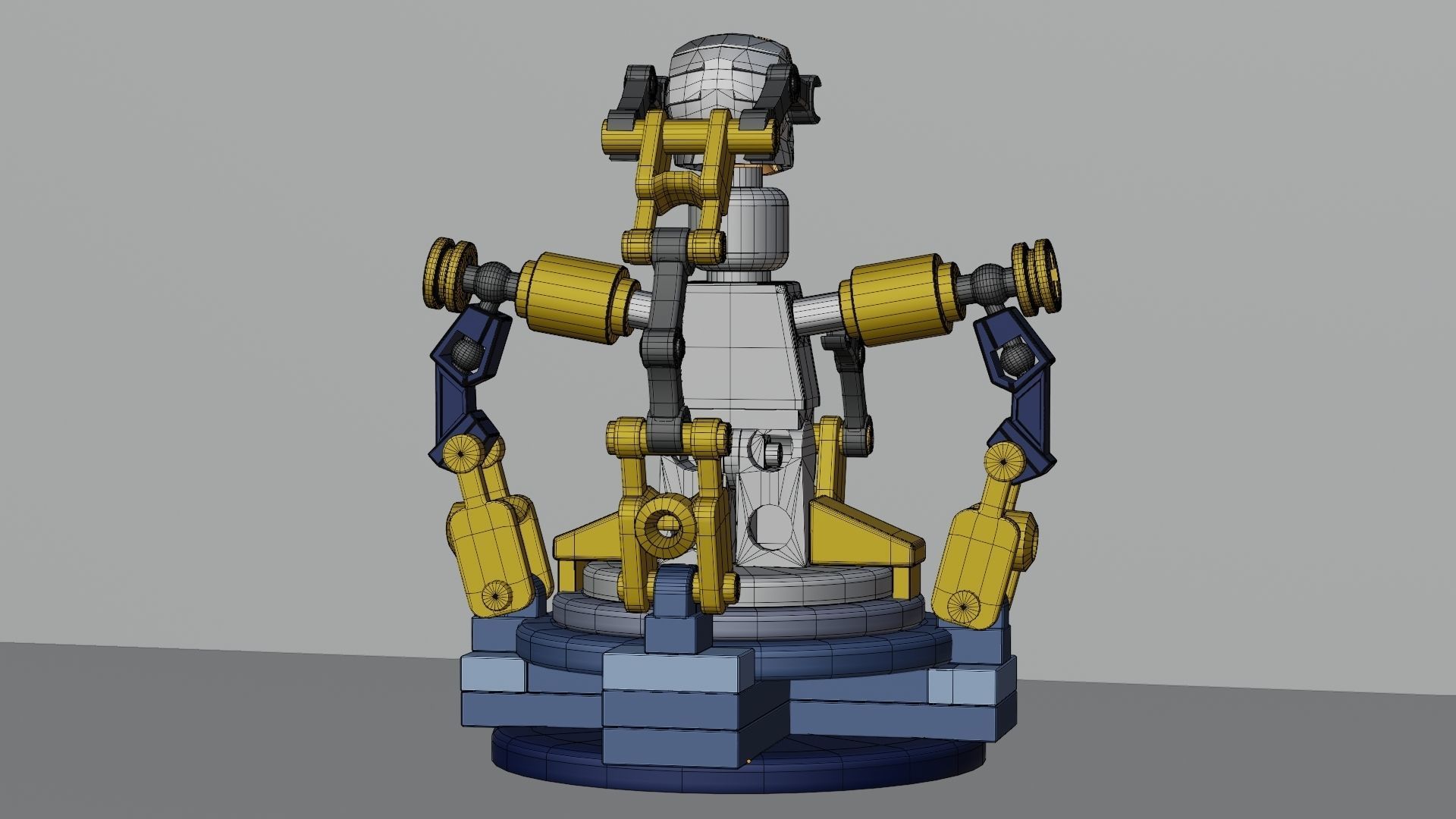 Lego Iron Man 3D model_34