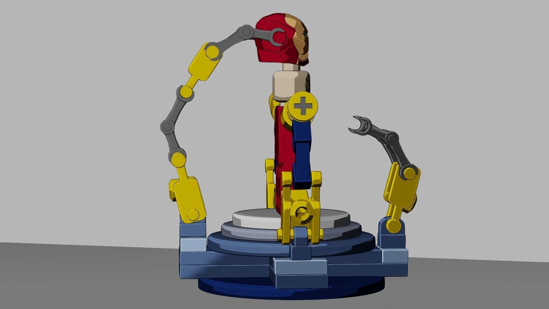 Lego Iron Man 3D model_83