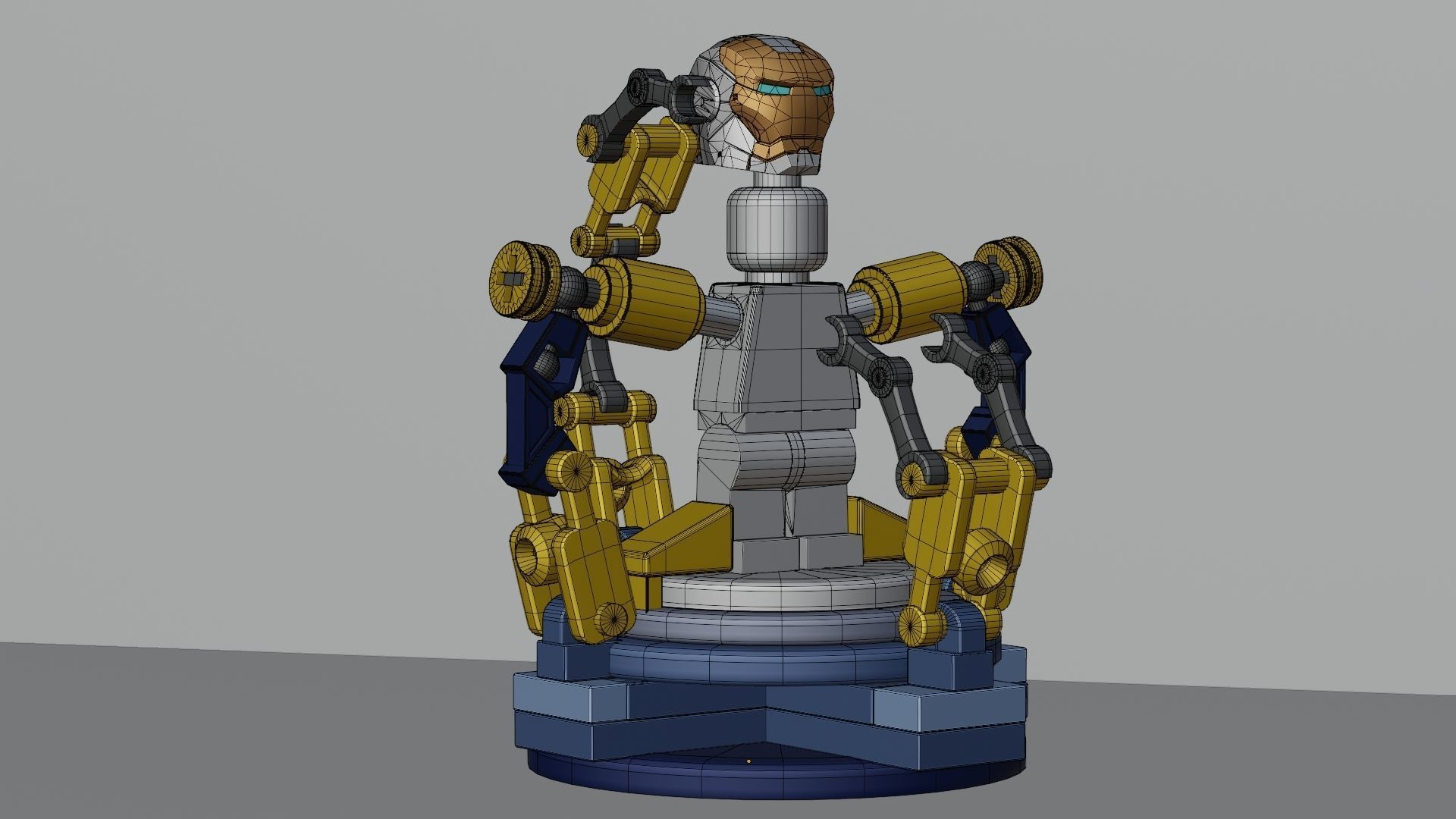 Lego Iron Man 3D model_51