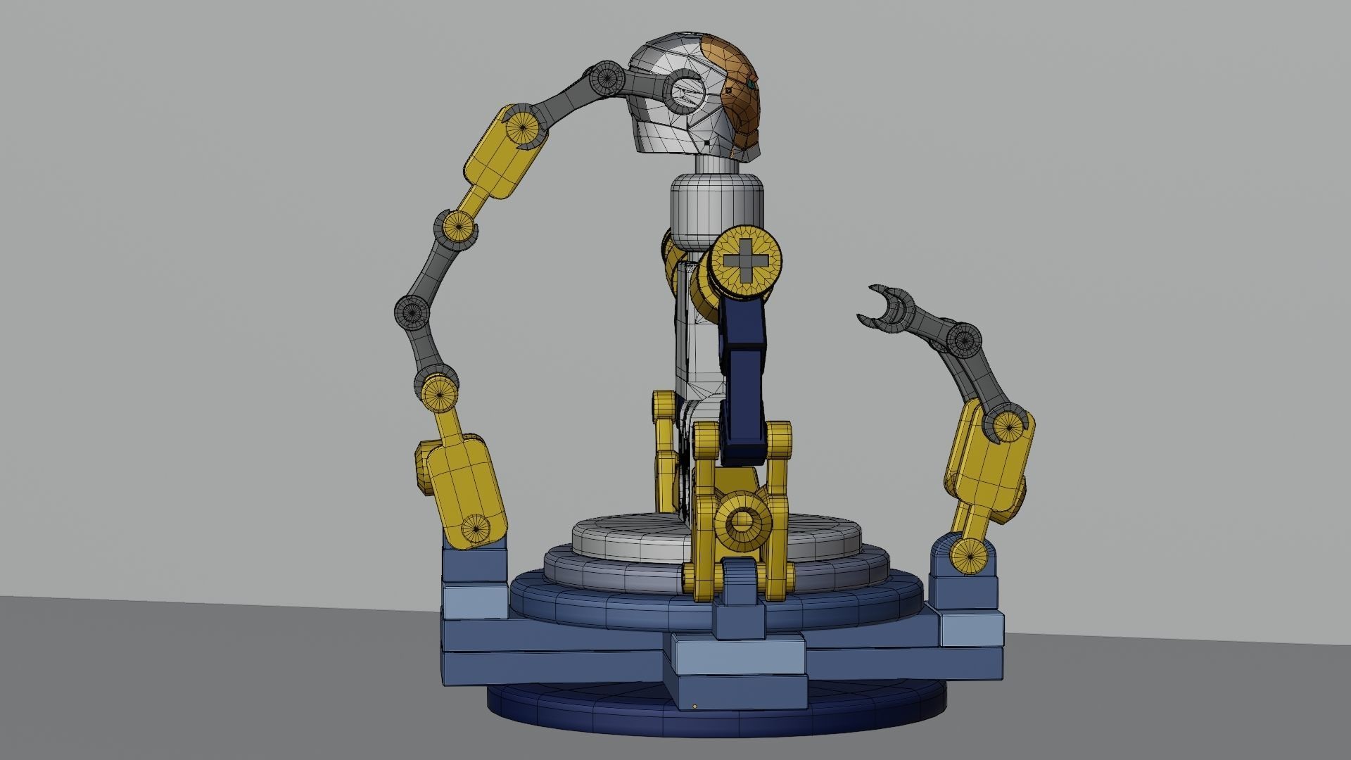Lego Iron Man 3D model_43