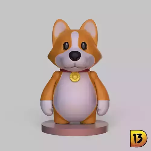 Party Animals Nemo Dog 3D print model