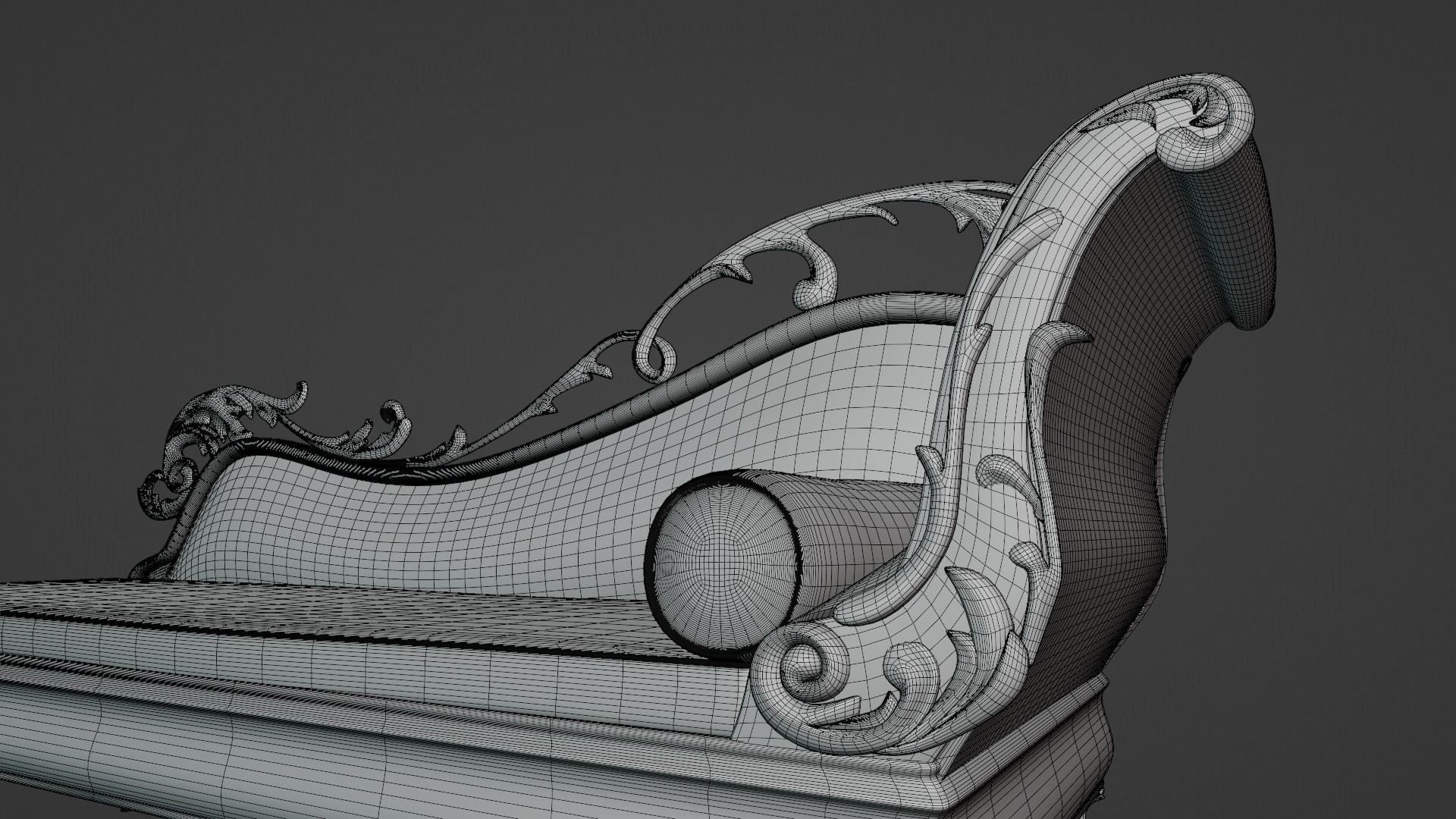 Vintage Sofa 3D model_4