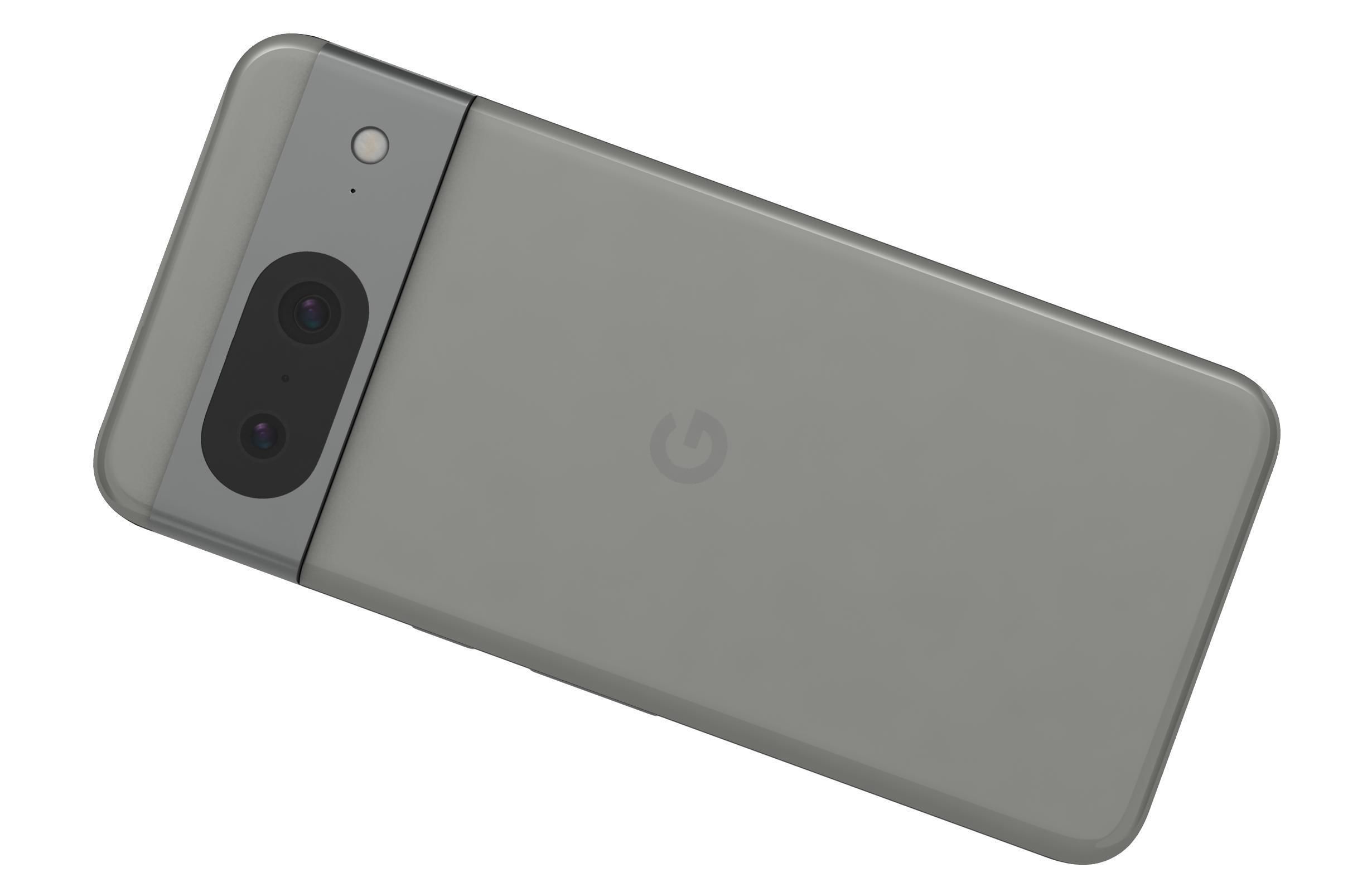 Google Pixel 8 Gray 3D model_6