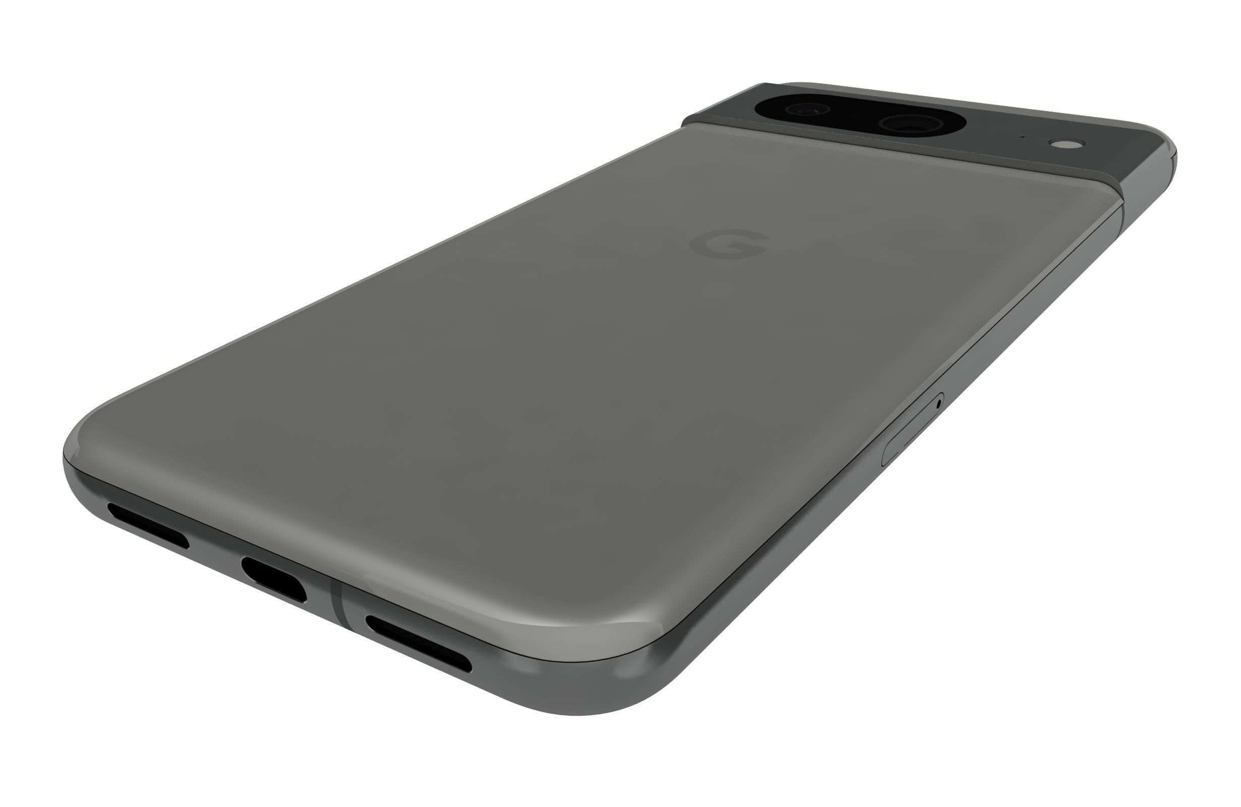 Google Pixel 8 Gray 3D model_13