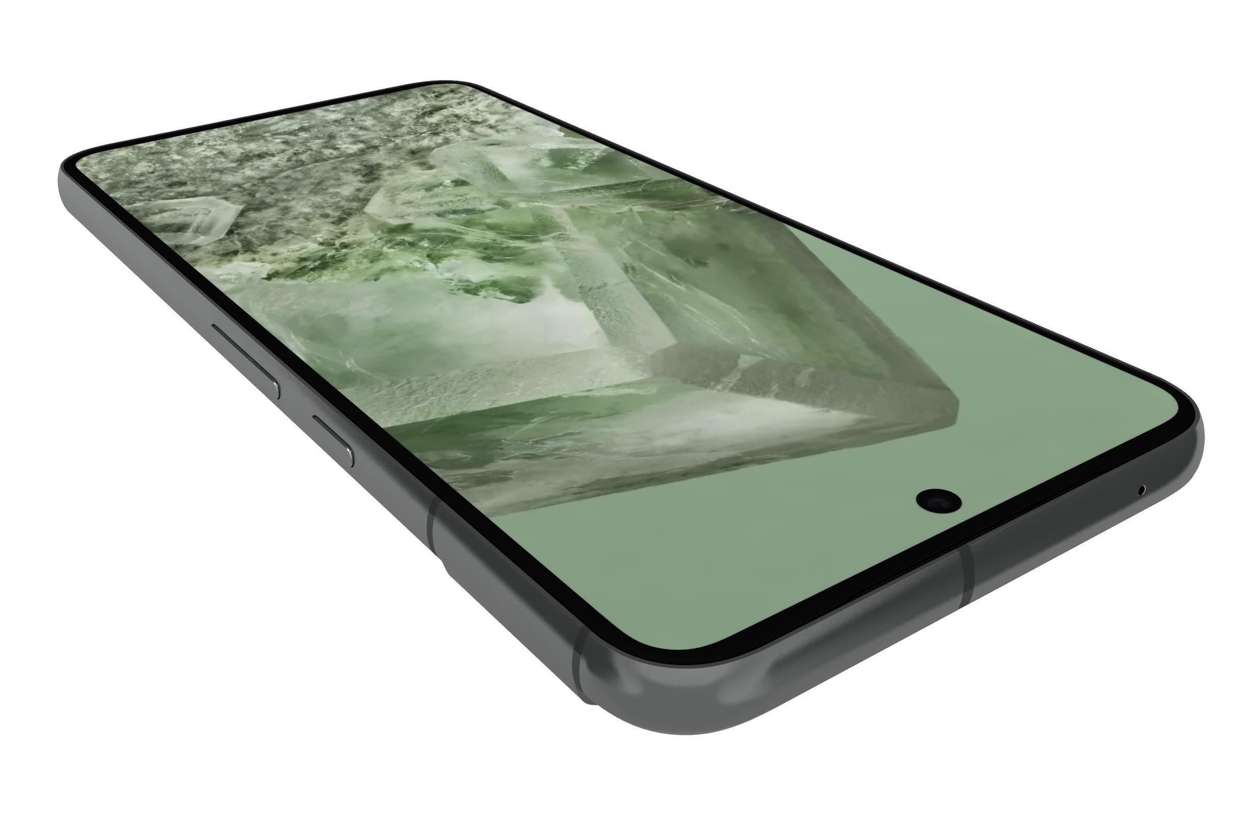 Google Pixel 8 Gray 3D model_12