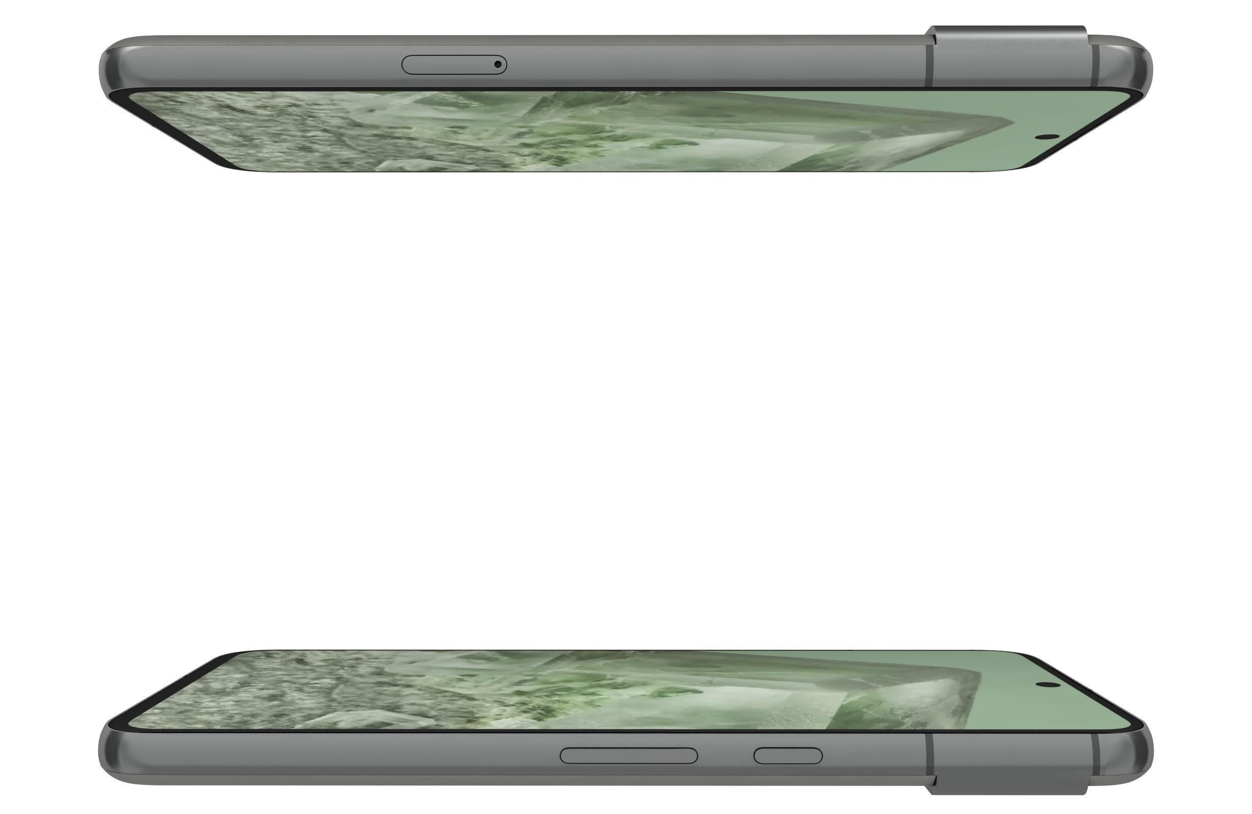 Google Pixel 8 Gray 3D model_10