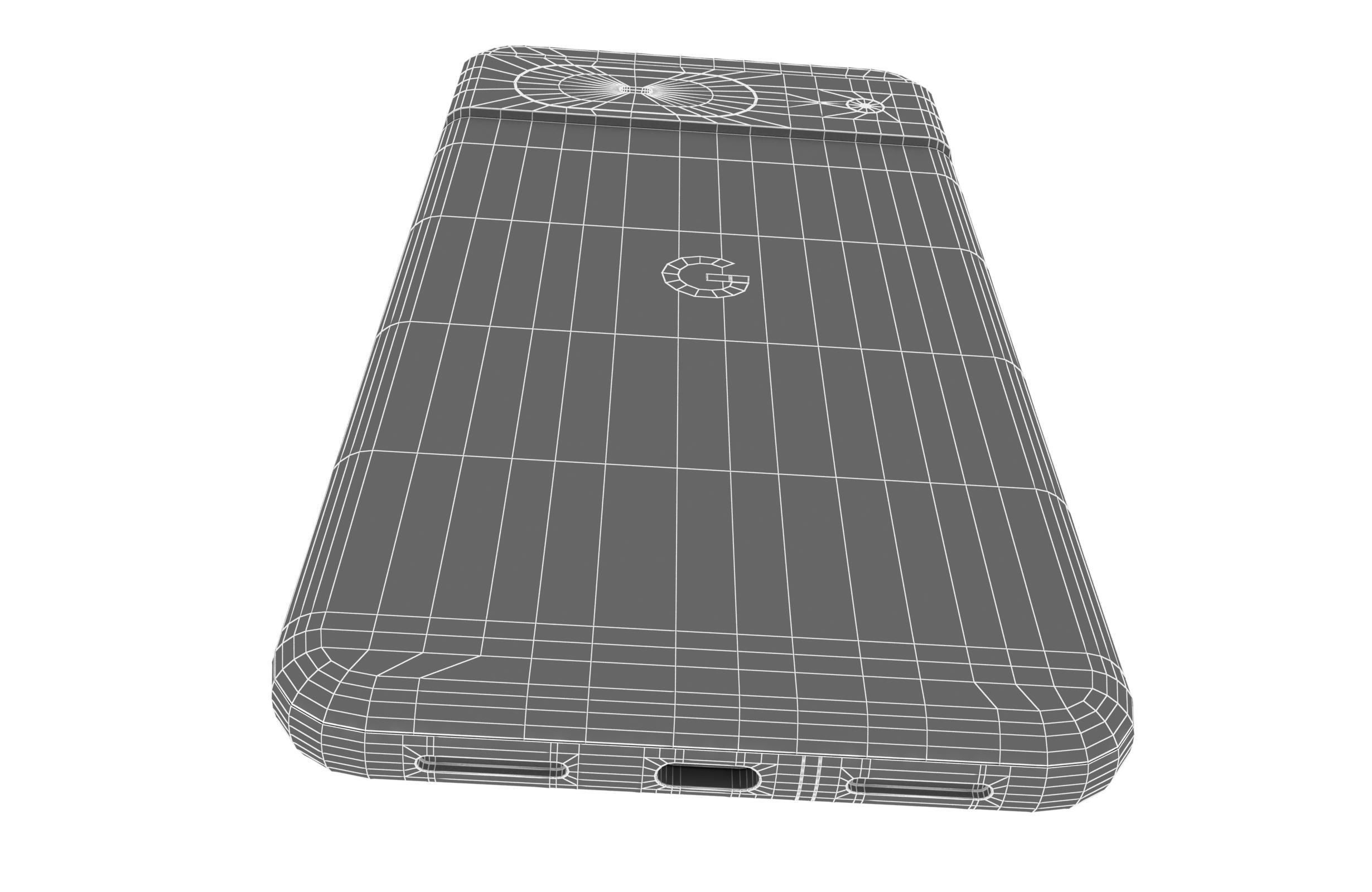 Google Pixel 8 Gray 3D model_20