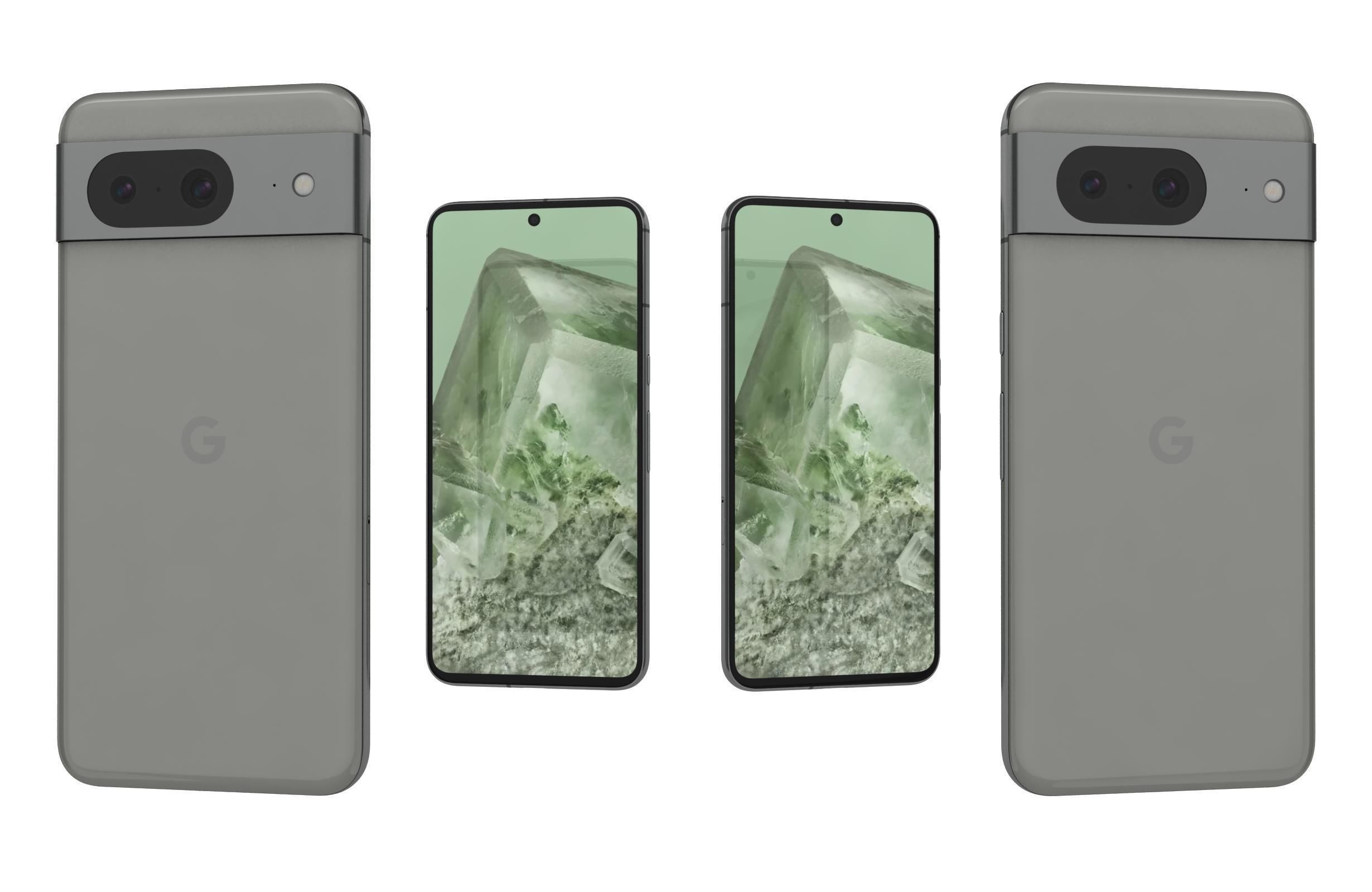 Google Pixel 8 All Colors 3D model_16