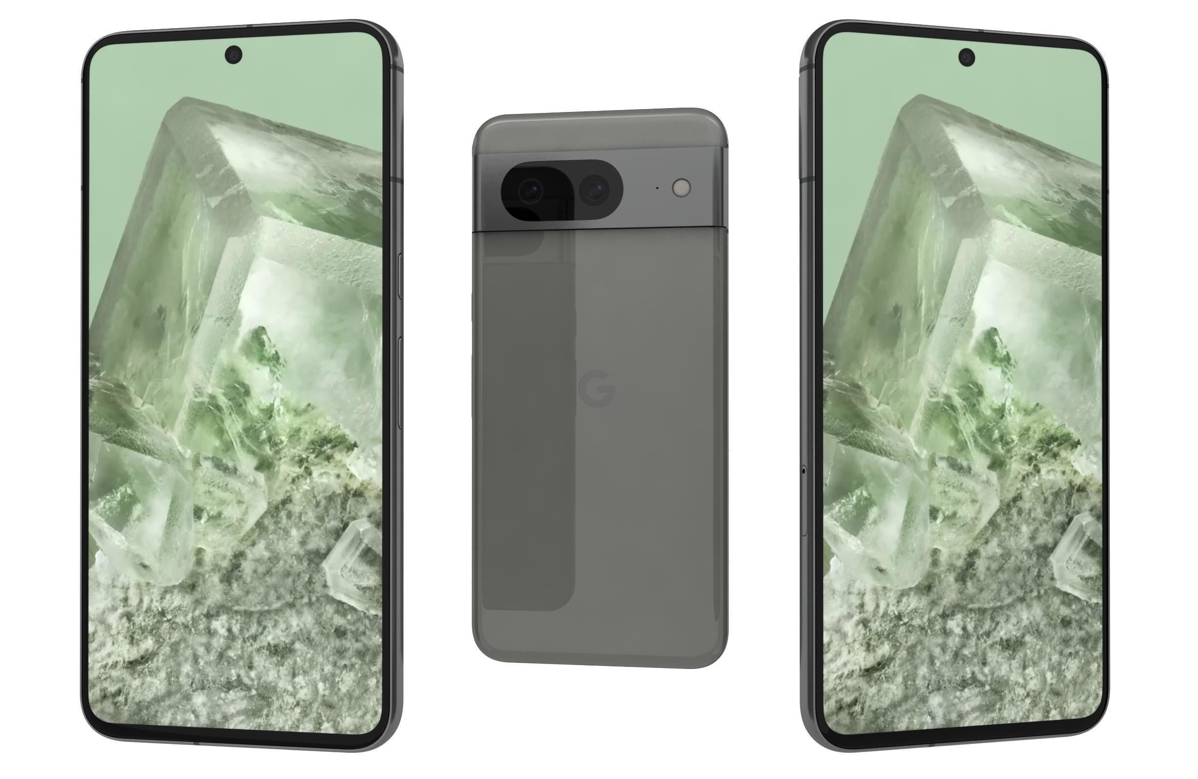 Google Pixel 8 All Colors 3D model_13