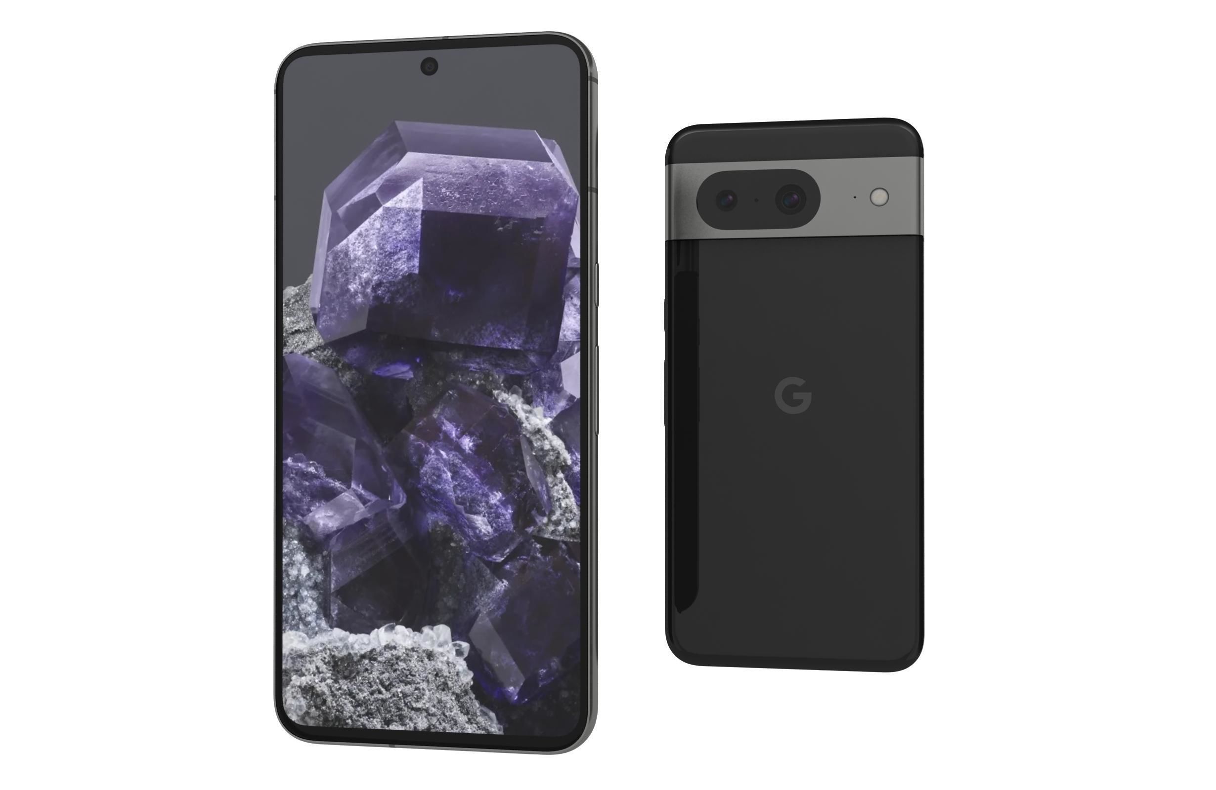 Google Pixel 8 All Colors 3D model_8