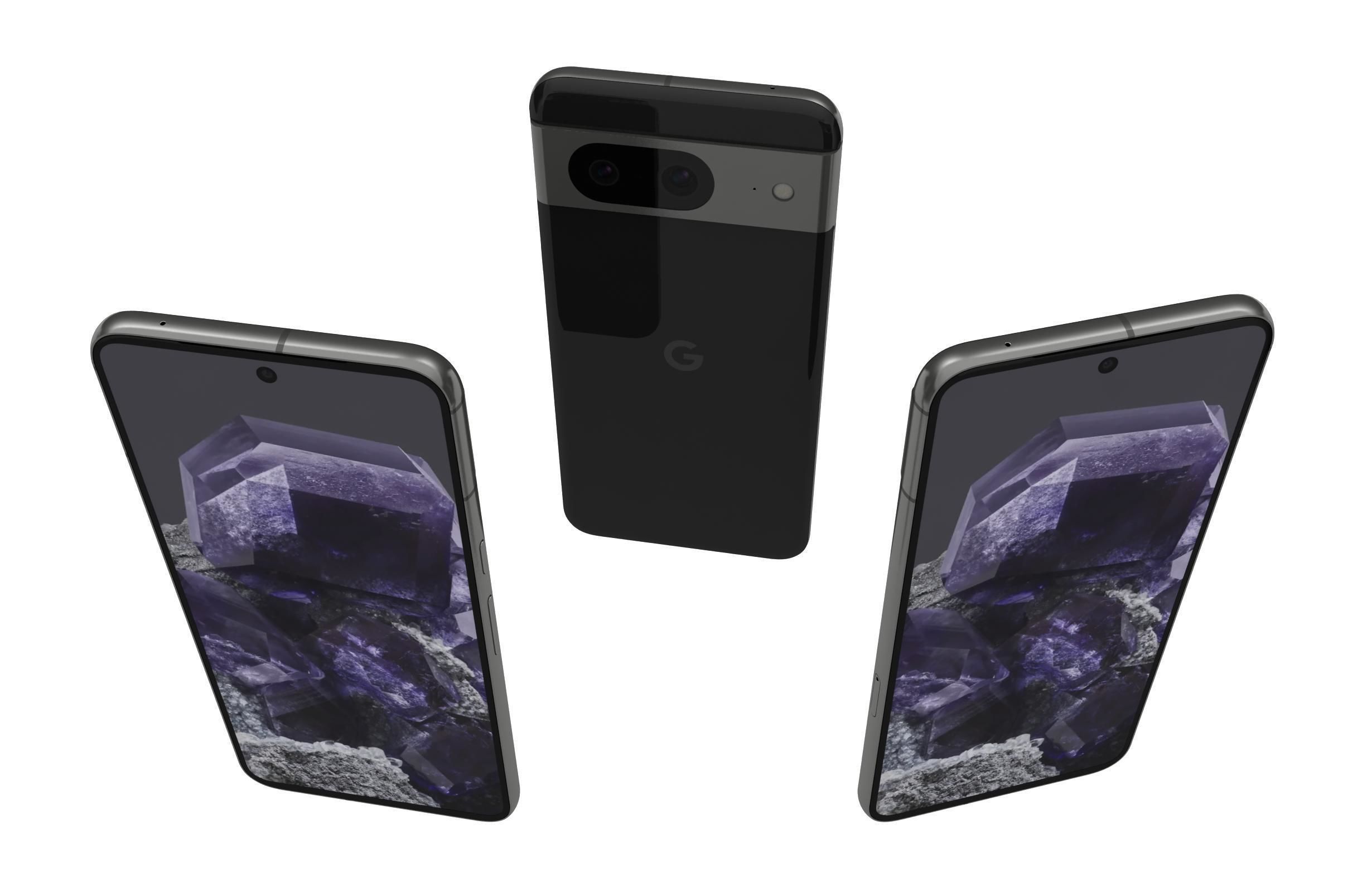 Google Pixel 8 All Colors 3D model_2