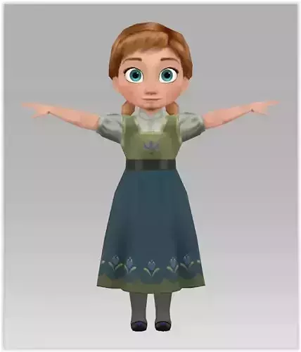 Anna 3D model