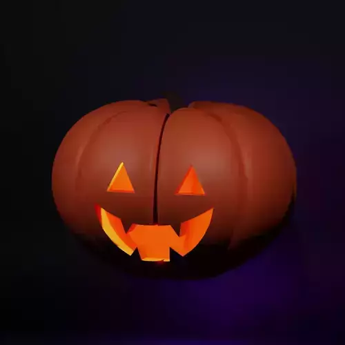 Jack O Lantern - Stylized Pumpkin with light inside