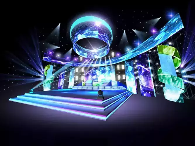 Carnival stage 15 3D model