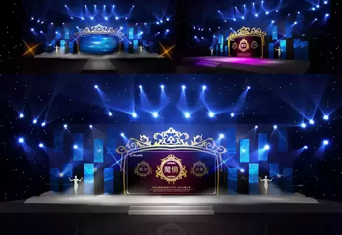 Carnival stage 16 3D model