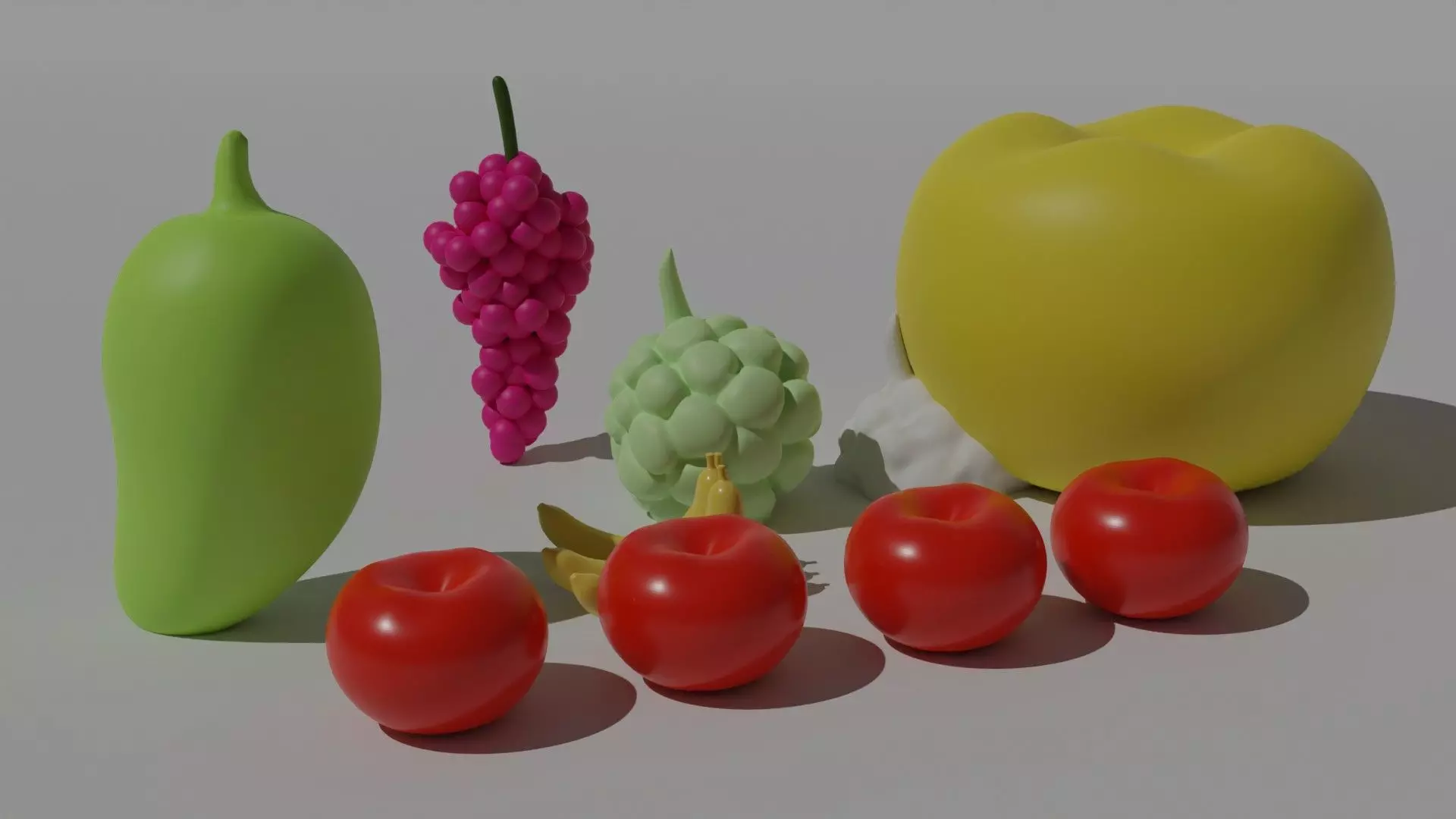 Custard apple Free low-poly 3D model