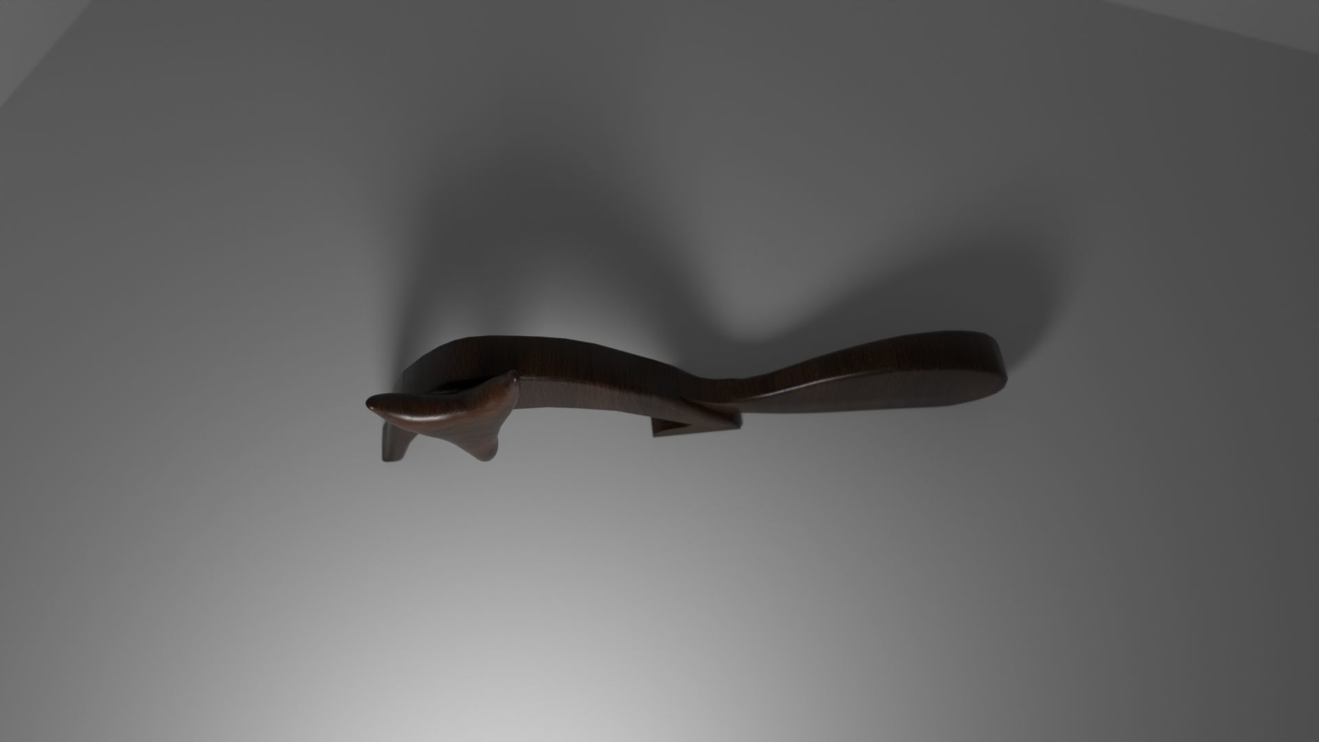 FOX WOODEN 3D model_4