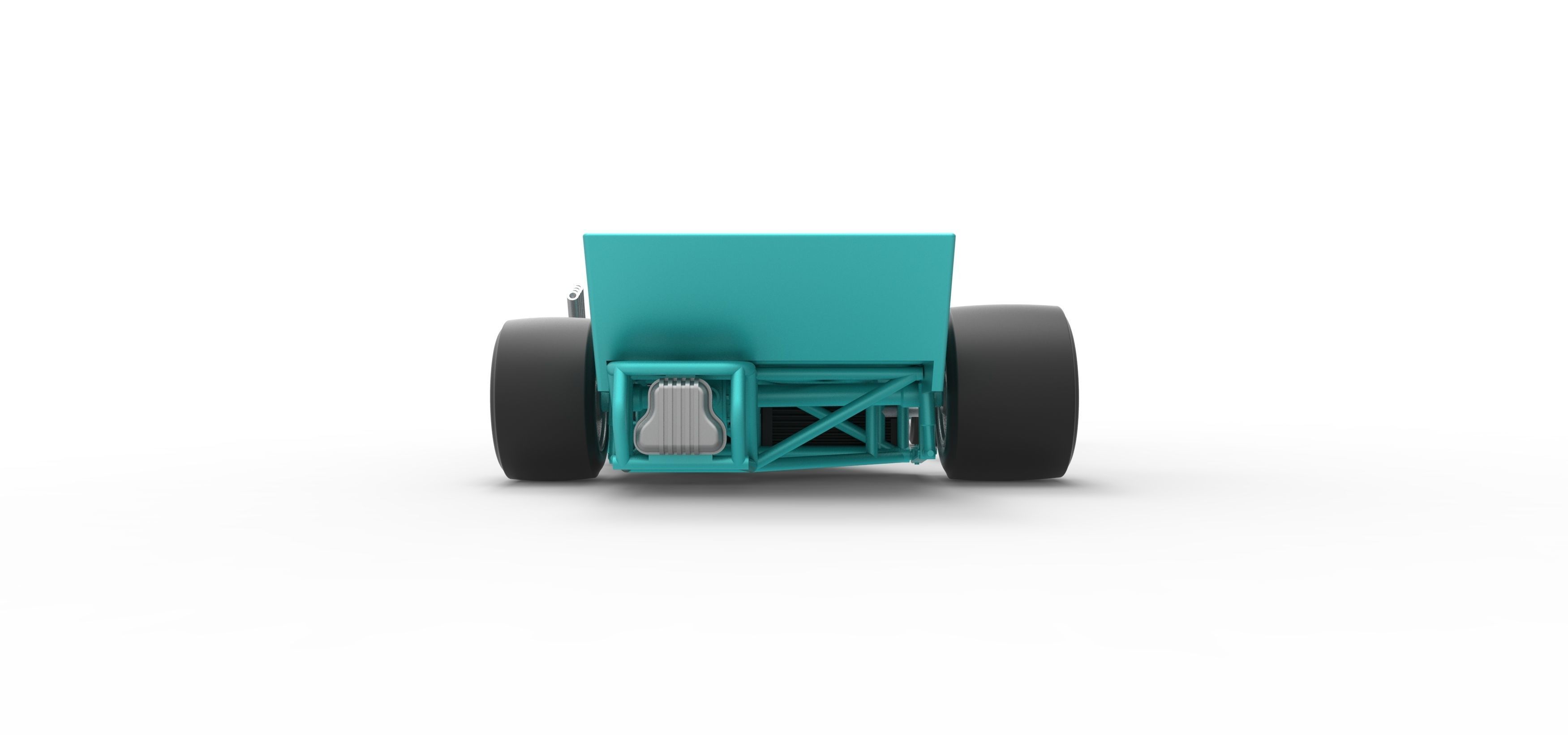Supermodified rear engine race car Version 2 Scale 1 to 25 3D print model_16