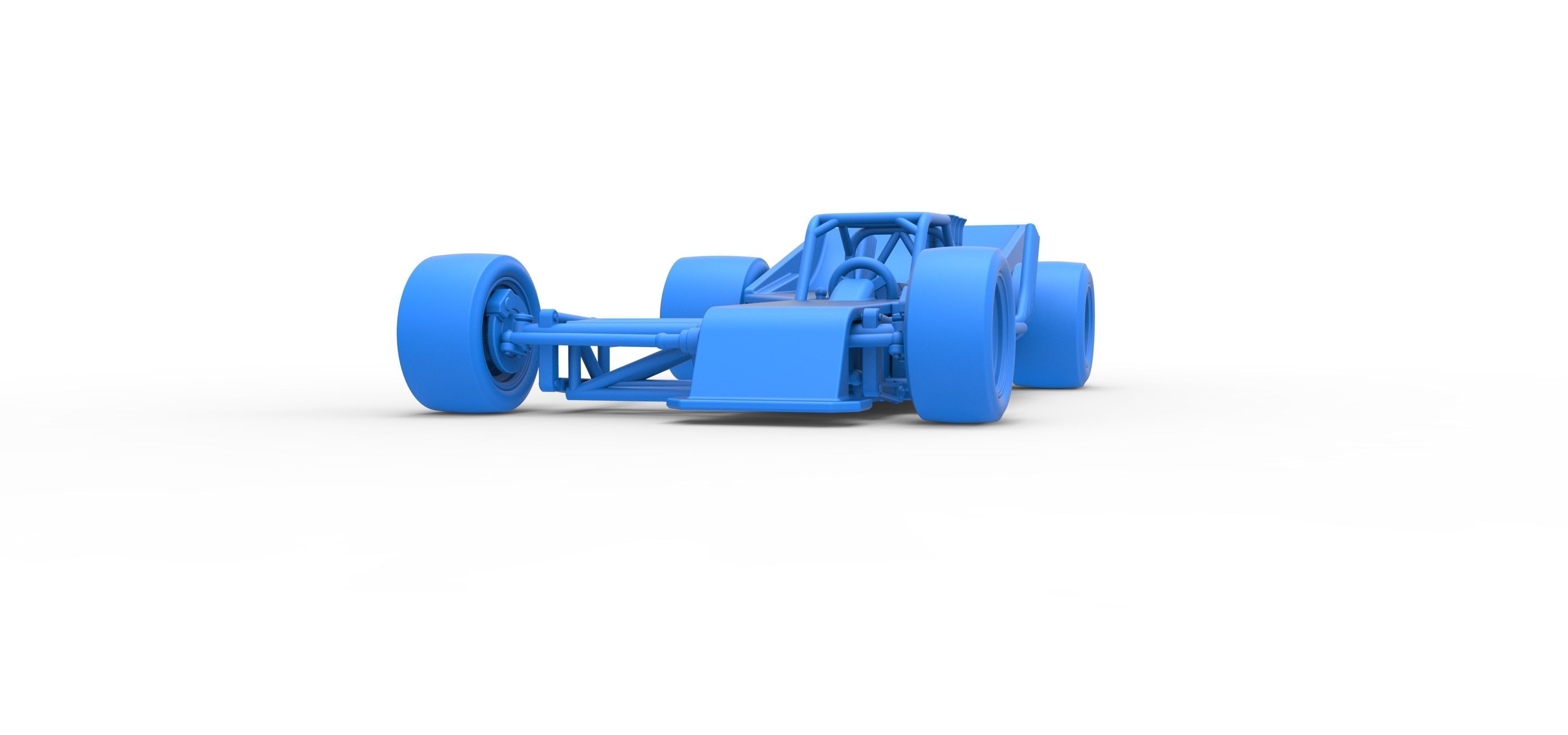 Supermodified rear engine race car Version 2 Scale 1 to 25 3D print model_33