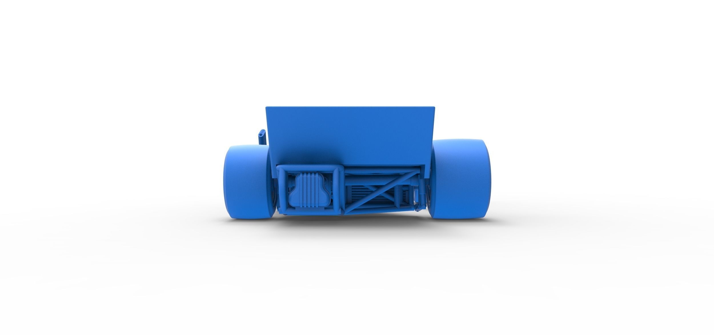Supermodified rear engine race car Version 2 Scale 1 to 25 3D print model_41