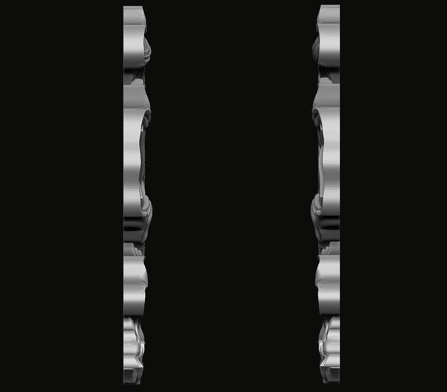 Buddhist Endless Knot Relief 3D print model_4